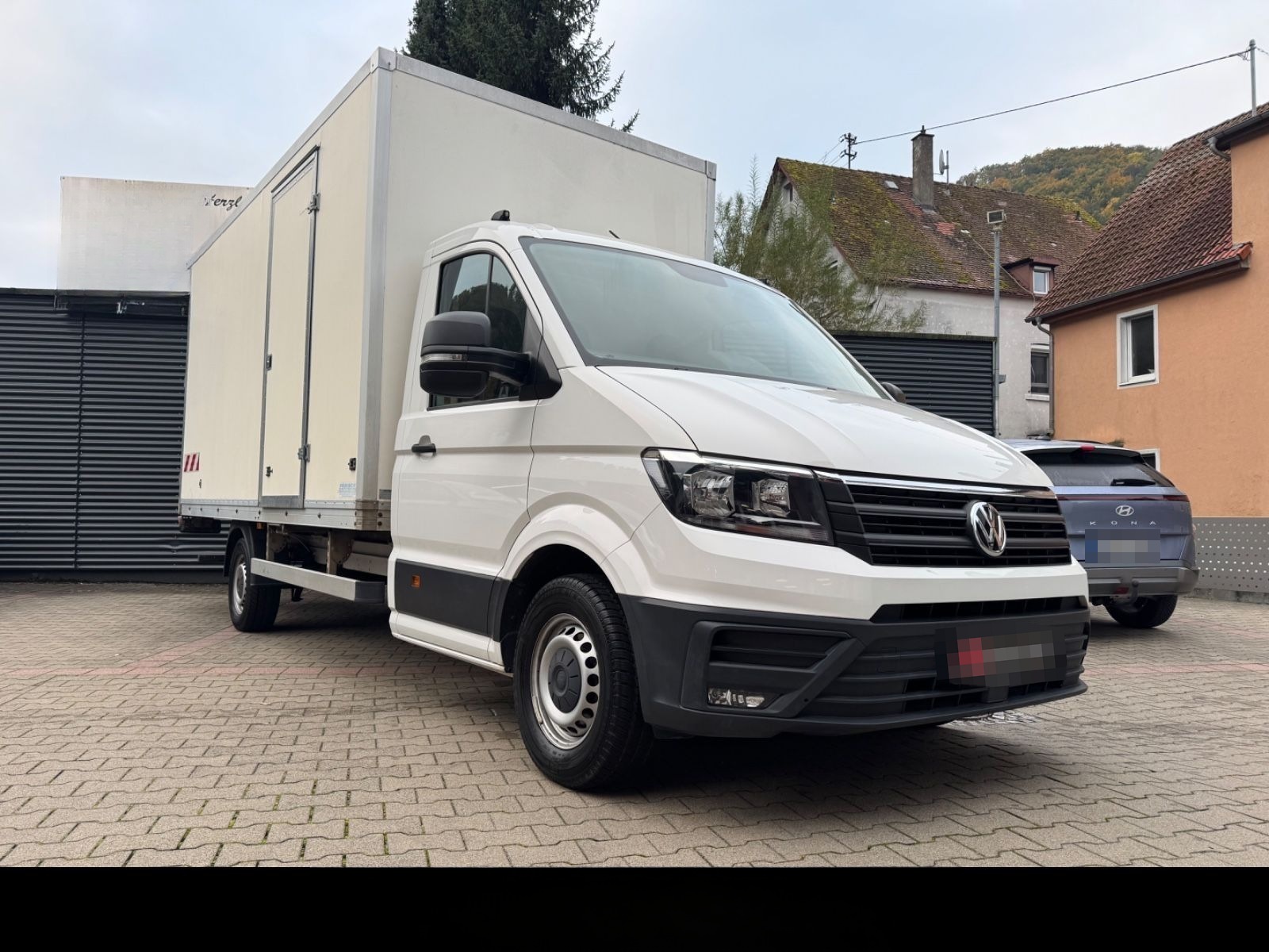 Volkswagen Crafter Pritsche Koffer 35 lang 3-Sitze Klima foto 3