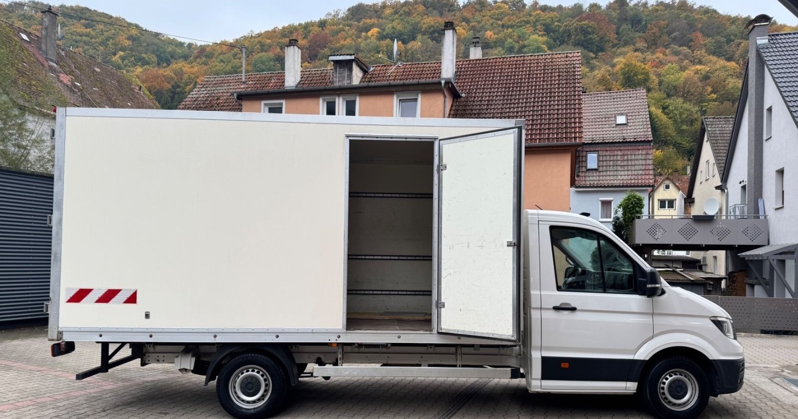 Volkswagen Crafter Pritsche Koffer 35 lang 3-Sitze Klima foto 34