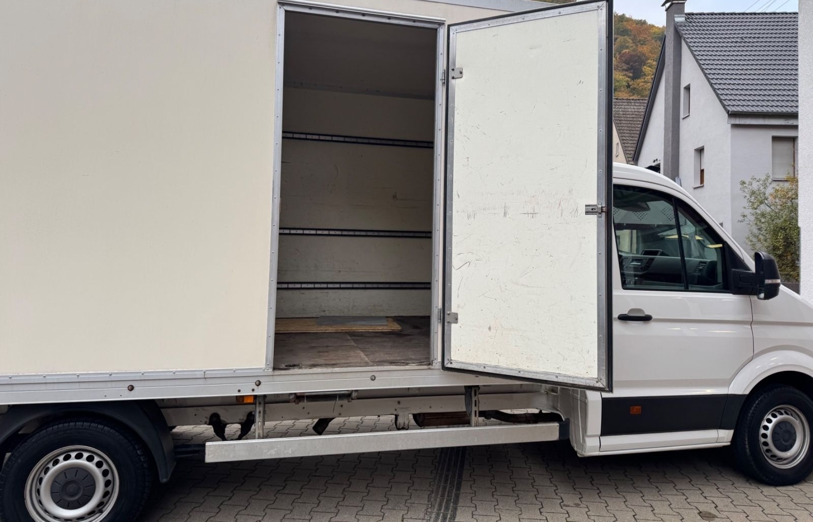 Volkswagen Crafter Pritsche Koffer 35 lang 3-Sitze Klima foto 36