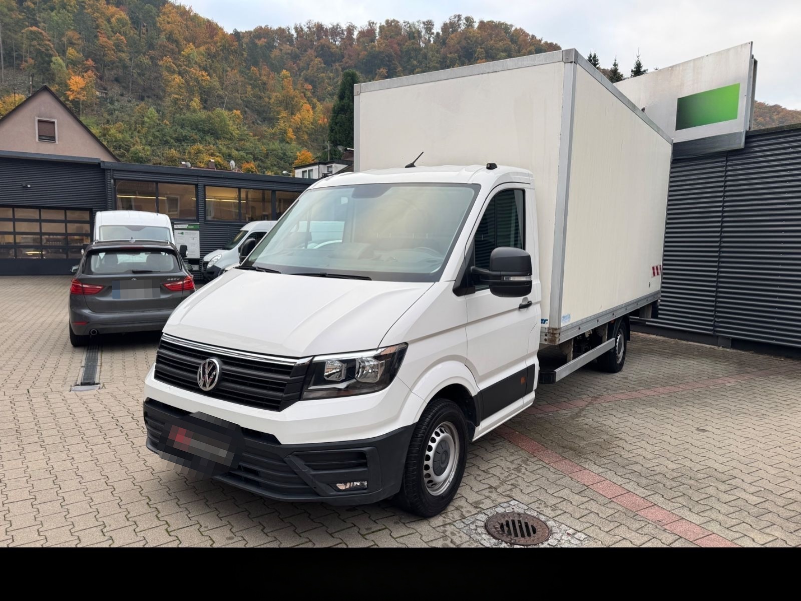 Volkswagen Crafter Pritsche Koffer 35 lang 3-Sitze Klima foto 7
