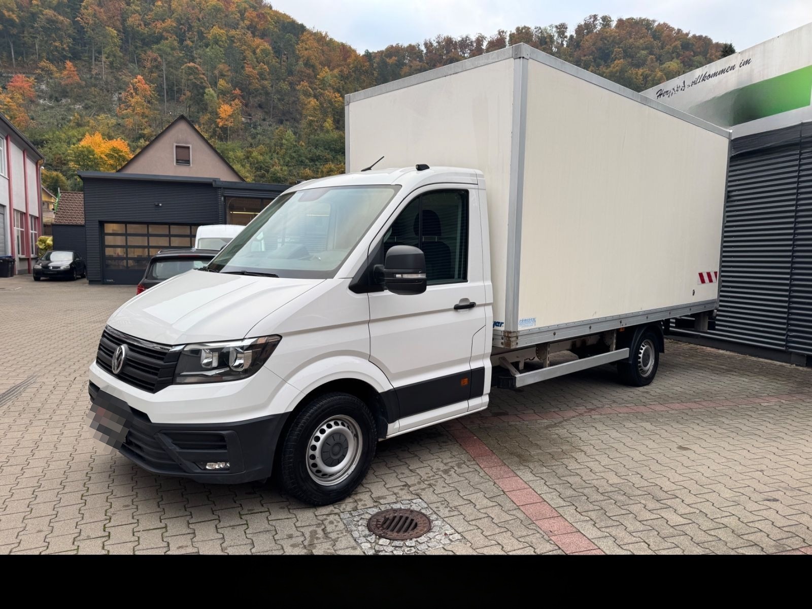 Volkswagen Crafter Pritsche Koffer 35 lang 3-Sitze Klima foto 8