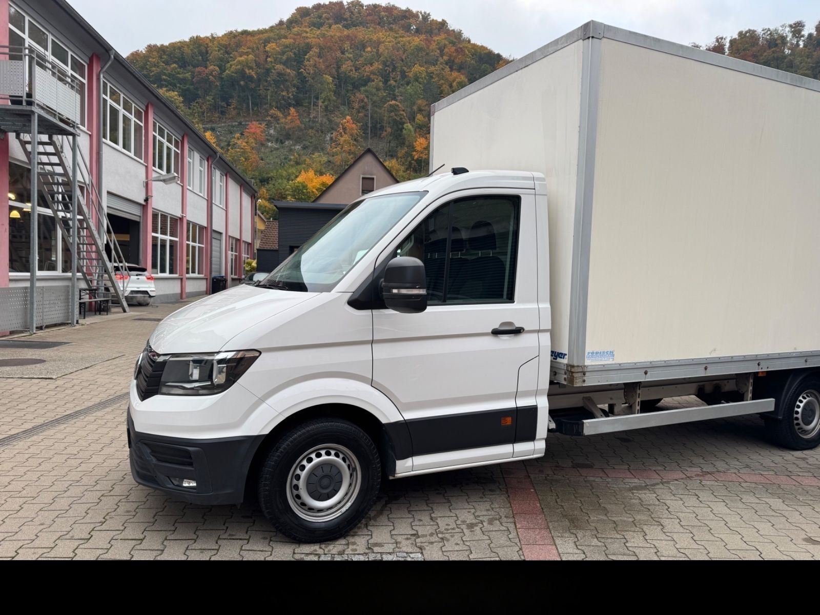 Volkswagen Crafter Pritsche Koffer 35 lang 3-Sitze Klima foto 9