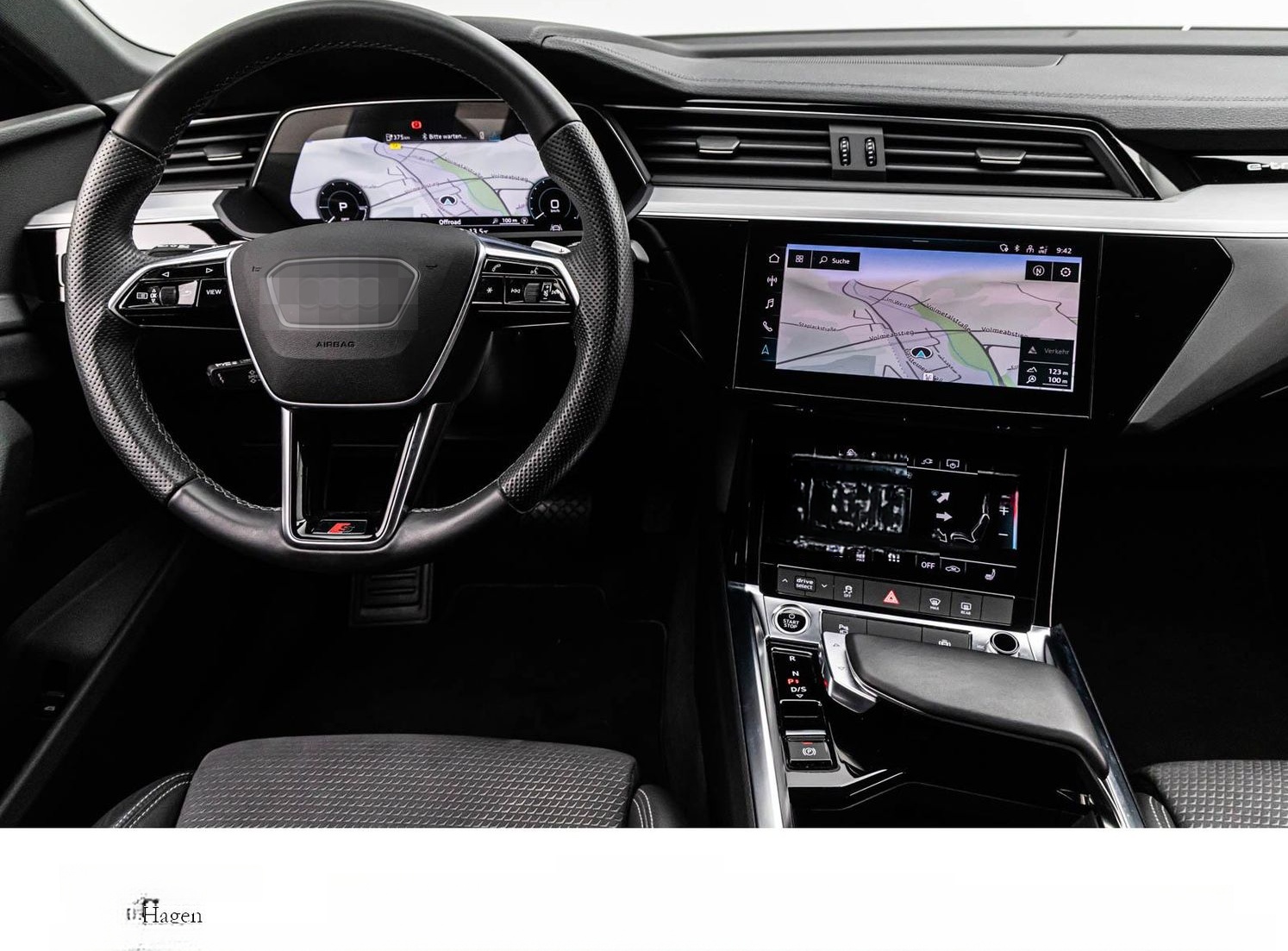 Audi E-TRON SPORTBACK 55 S LINE BLACK LED/KEYLESS/KAM foto 19