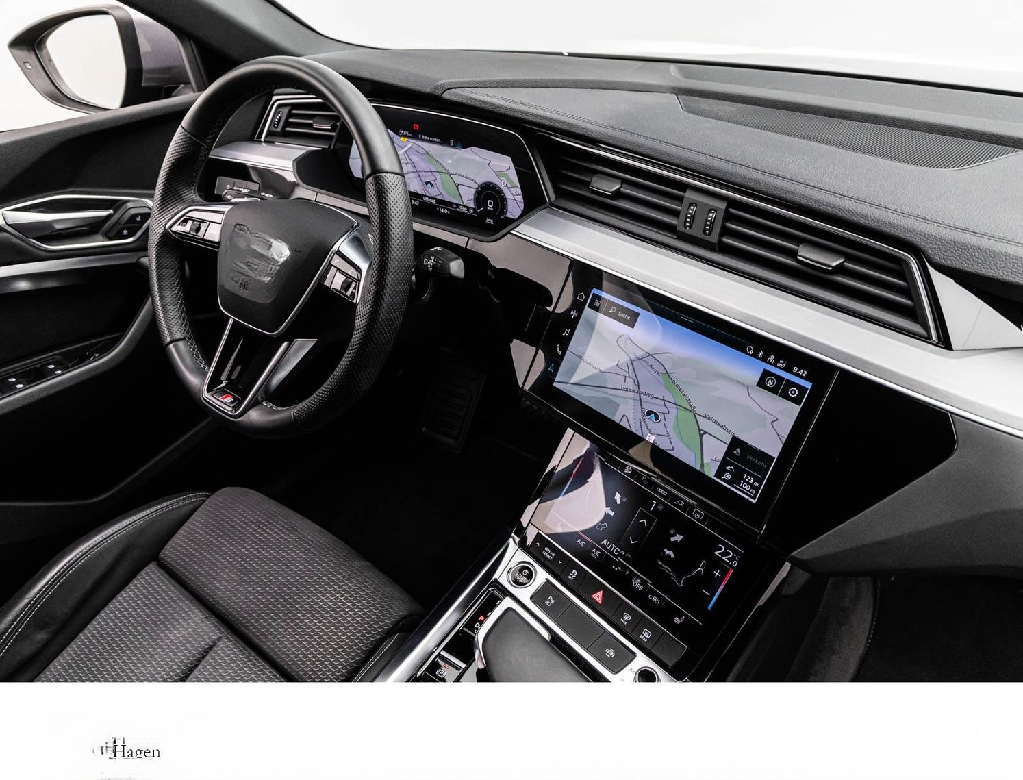 Audi E-TRON SPORTBACK 55 S LINE BLACK LED/KEYLESS/KAM foto 21