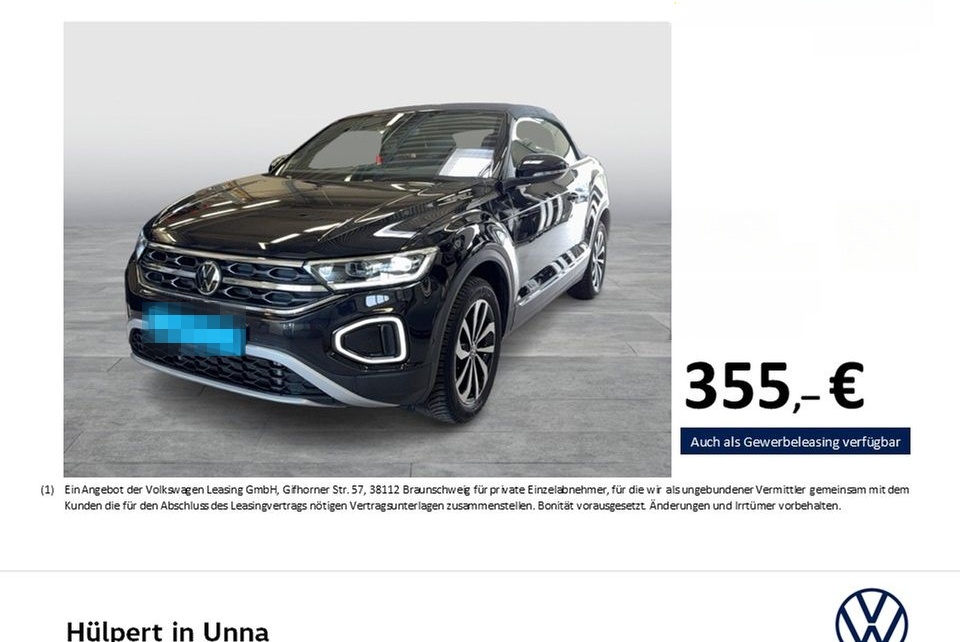 Volkswagen T-Roc Cabriolet 1.5 STYLE CAM ACC NAVI LED+ LM17 foto 2