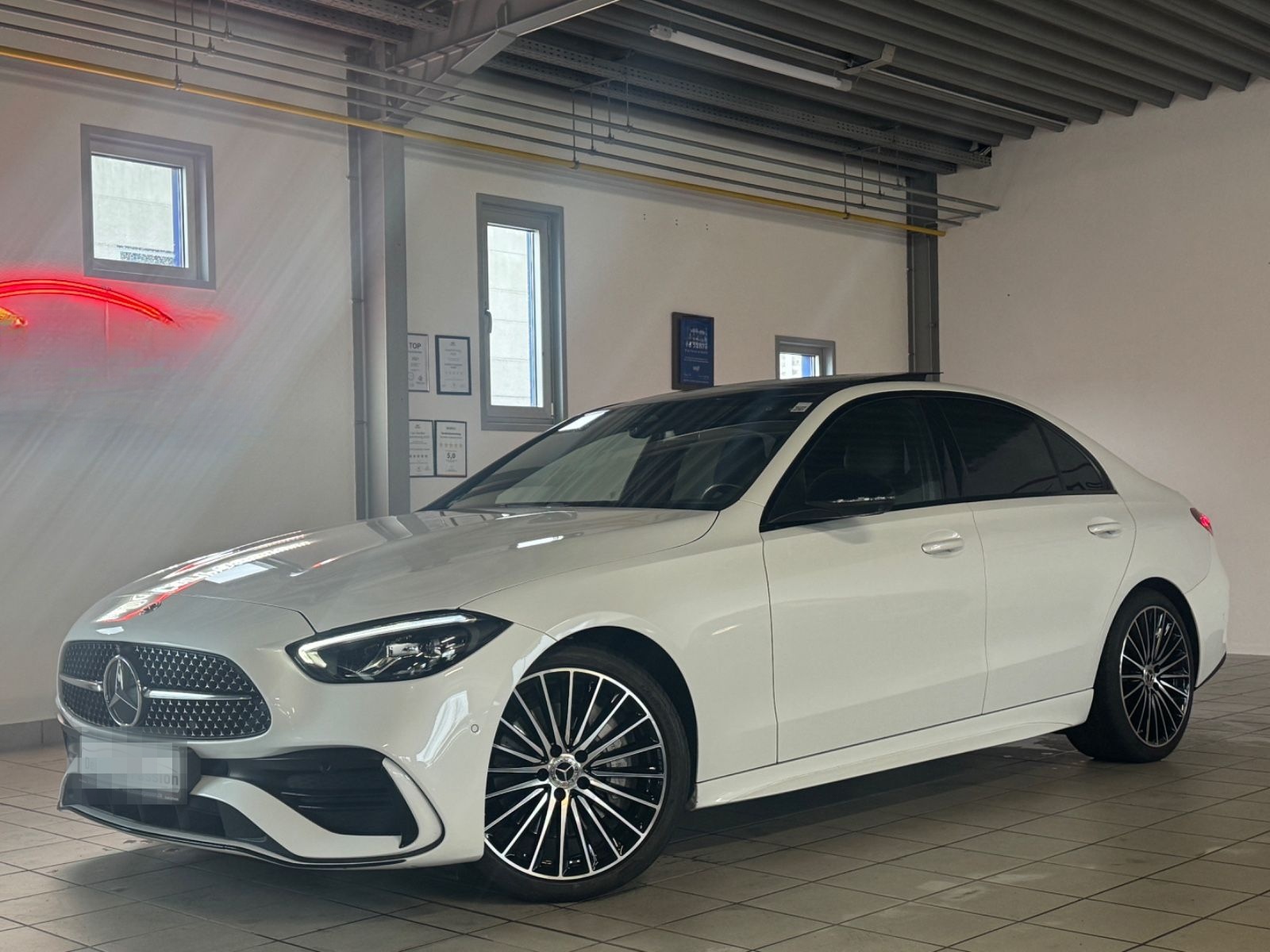 Mercedes-Benz C 300 AMG-Line*PANO+NightPaket+Designo*1H U-Frei foto 3