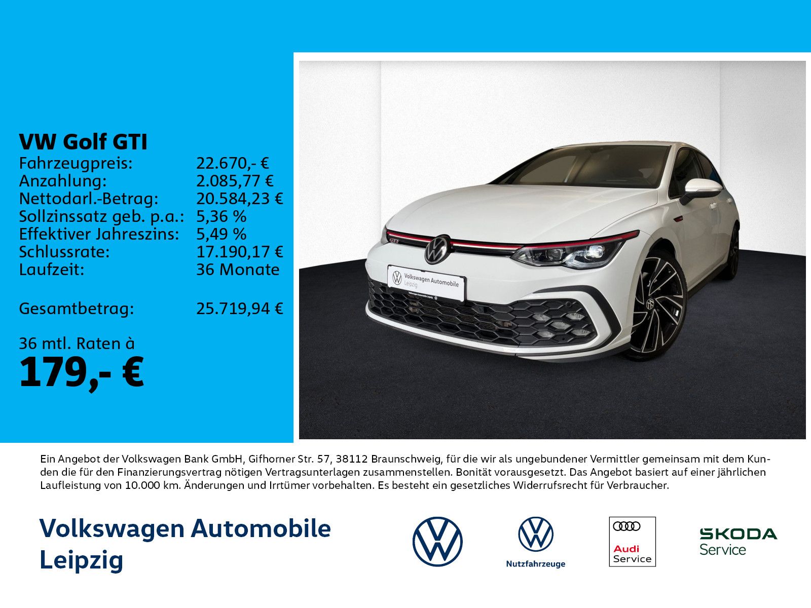 Volkswagen Golf VIII GTI 2.0 TSI DSG *DCC*IQ.Light*Navi* foto 1