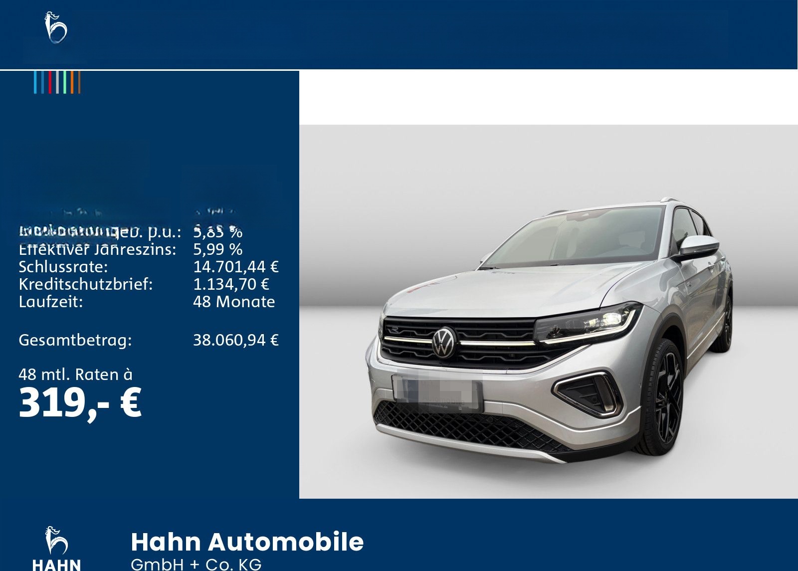 Volkswagen T-Cross R-Line 1.0 l TSI 85 kW (116) DSG foto 2