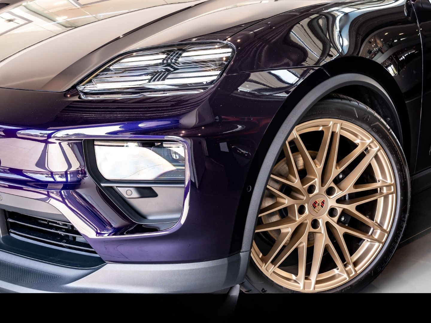 Porsche Macan 4 FnW-Violametallic Sitzklima Matrix 22Zol foto 12