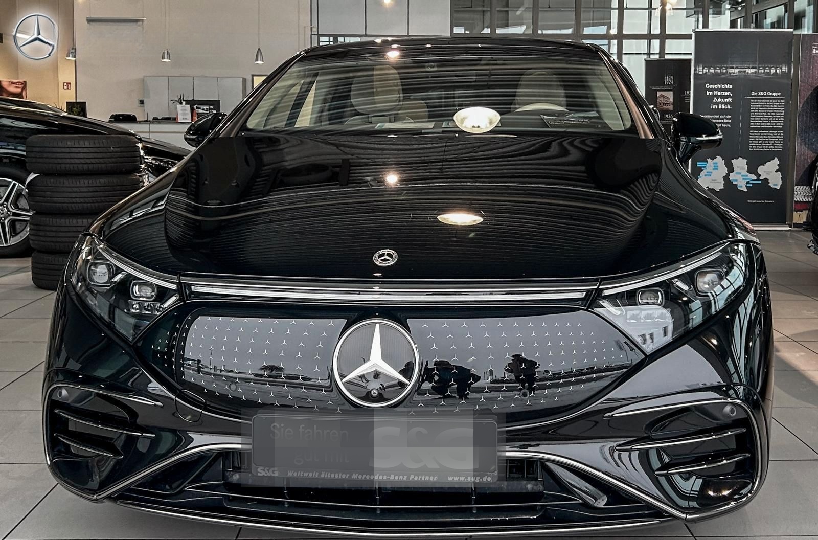 Mercedes-Benz EQS 580 4M AMG Night+360°+Sitzh.+Pano+MBUX+21 foto 4