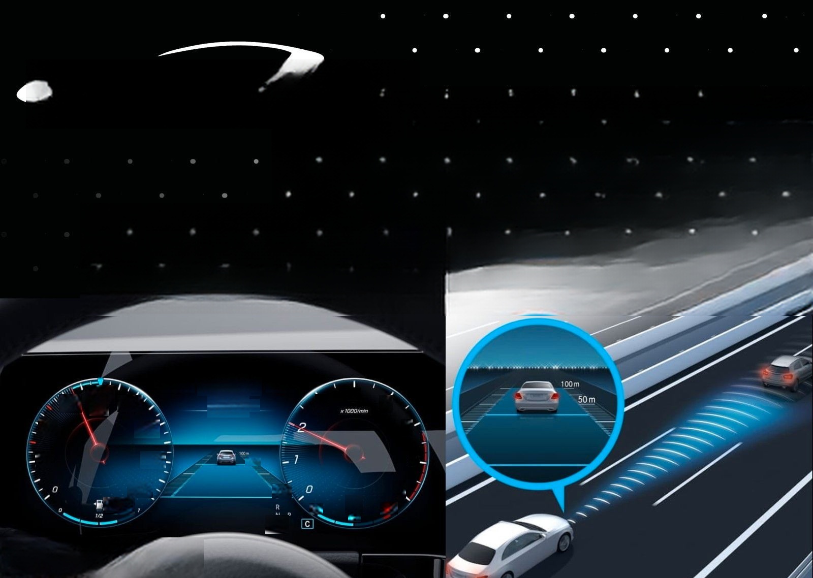 Mercedes-Benz B 250e 8G AMG NIGHT LEDER BEAM DIST+360°AHK PANO foto 25