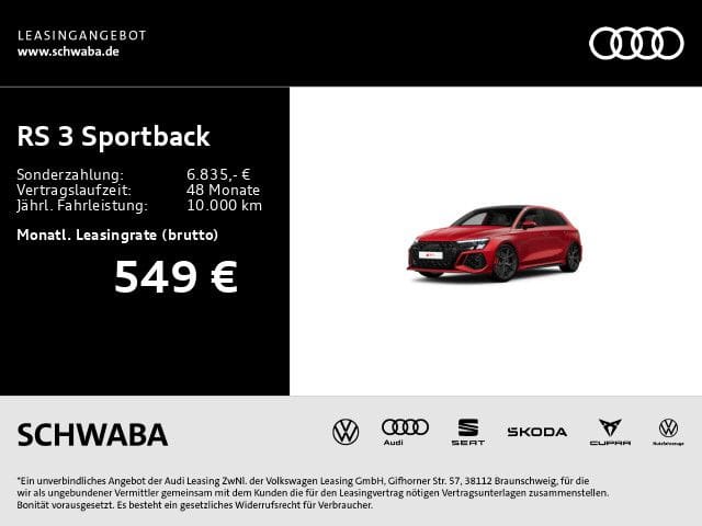 Audi RS 3 Sportback Keramik 290km h PANO HdUp 19'' foto 2