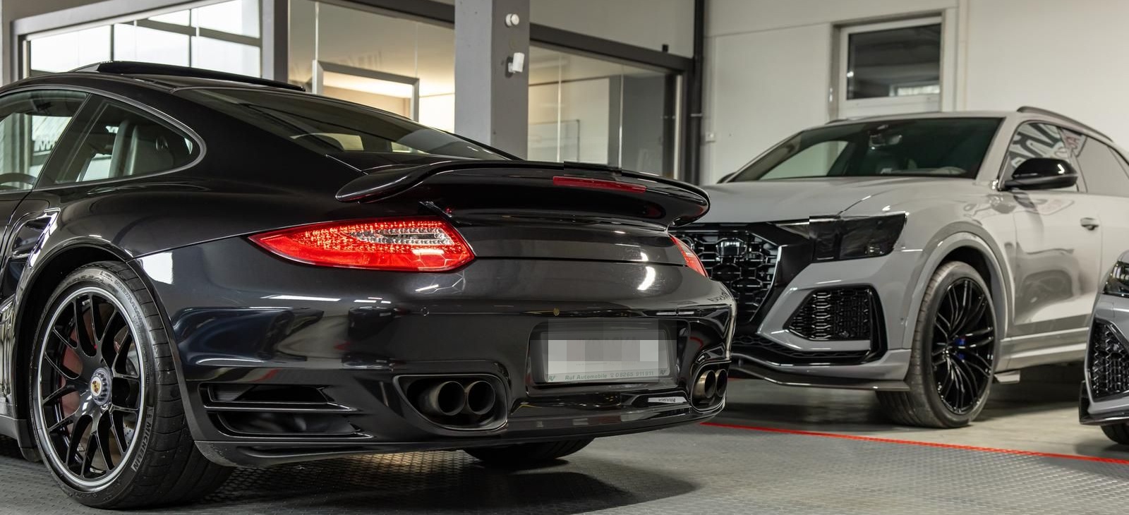 Porsche 911 Turbo Coupe PDK GRA 19" BOSE 1. Hand RUF foto 11