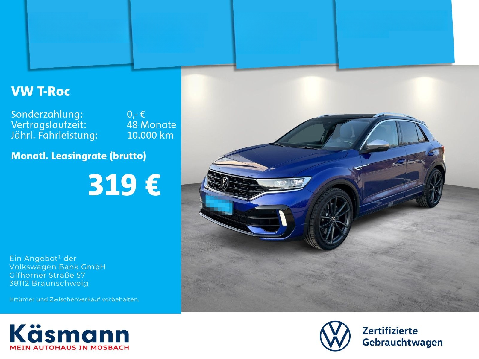 Volkswagen T-Roc R 4Motion 300PS VOLLAUSSTATTUNG foto 2