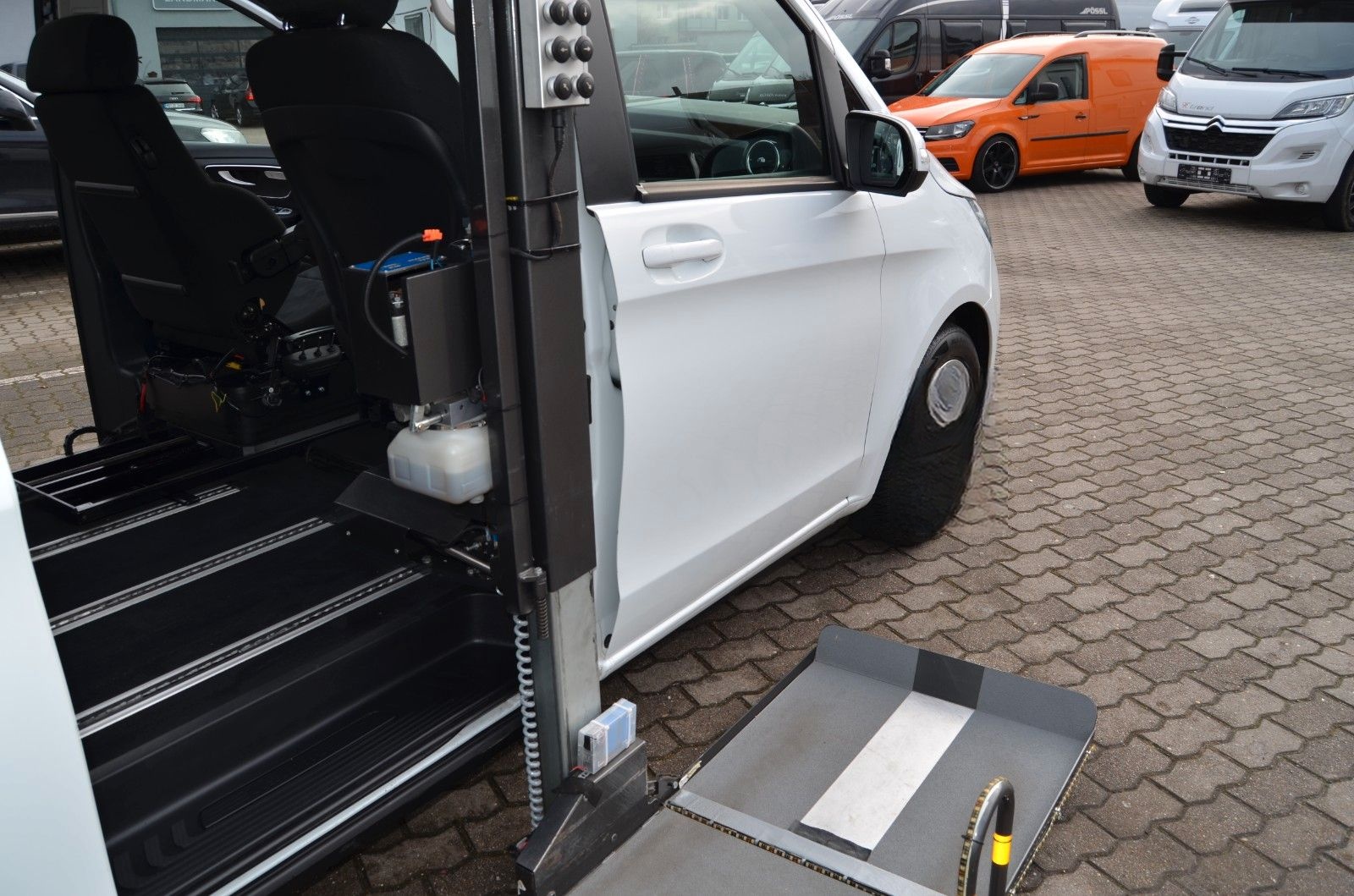 Mercedes-Benz V 220 l  Rollstuhllift Recaro Sitz Selbstfahrer foto 10