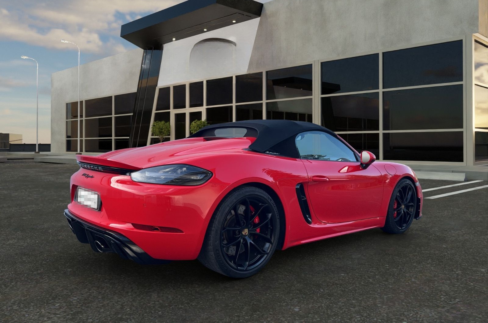 Porsche Boxster 718 Spyder PDK Navi Sportabgasanlage foto 8