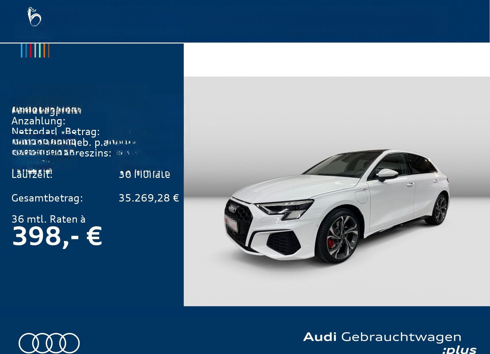 Audi A3 Sportback 45TFSIe S-trc S-line Matrix Pano CA foto 2