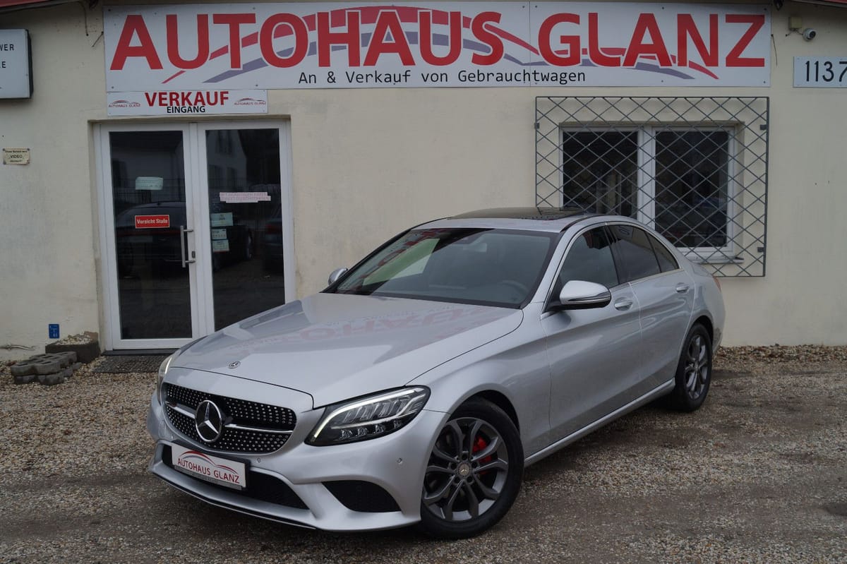 Mercedes-Benz C 220 d Glasschiebedach Totwinkel