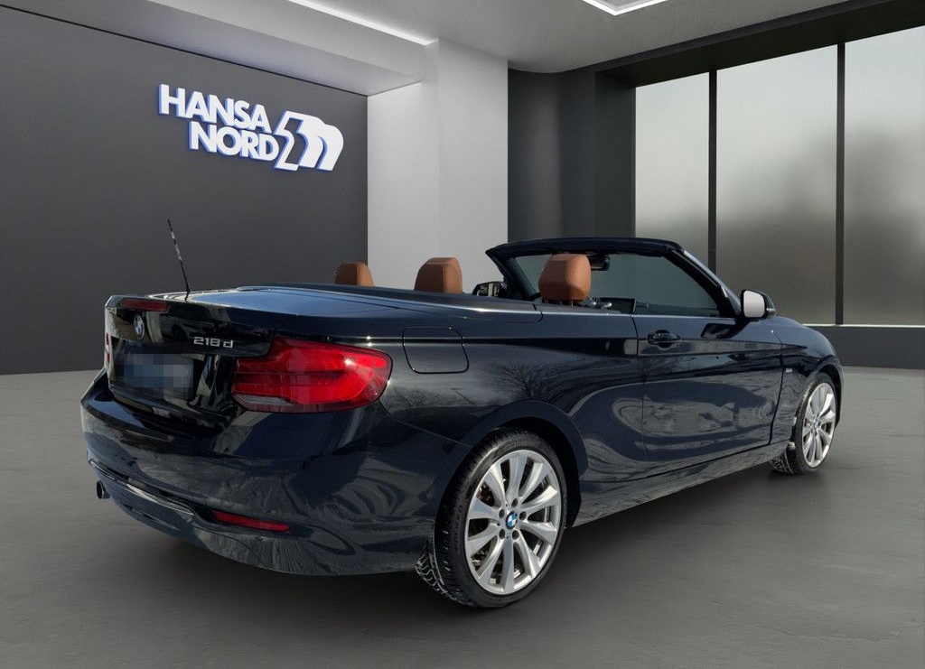 BMW 218d Cabrio LUXURY LINE LED NAVI LEDER H/K 18" foto 5