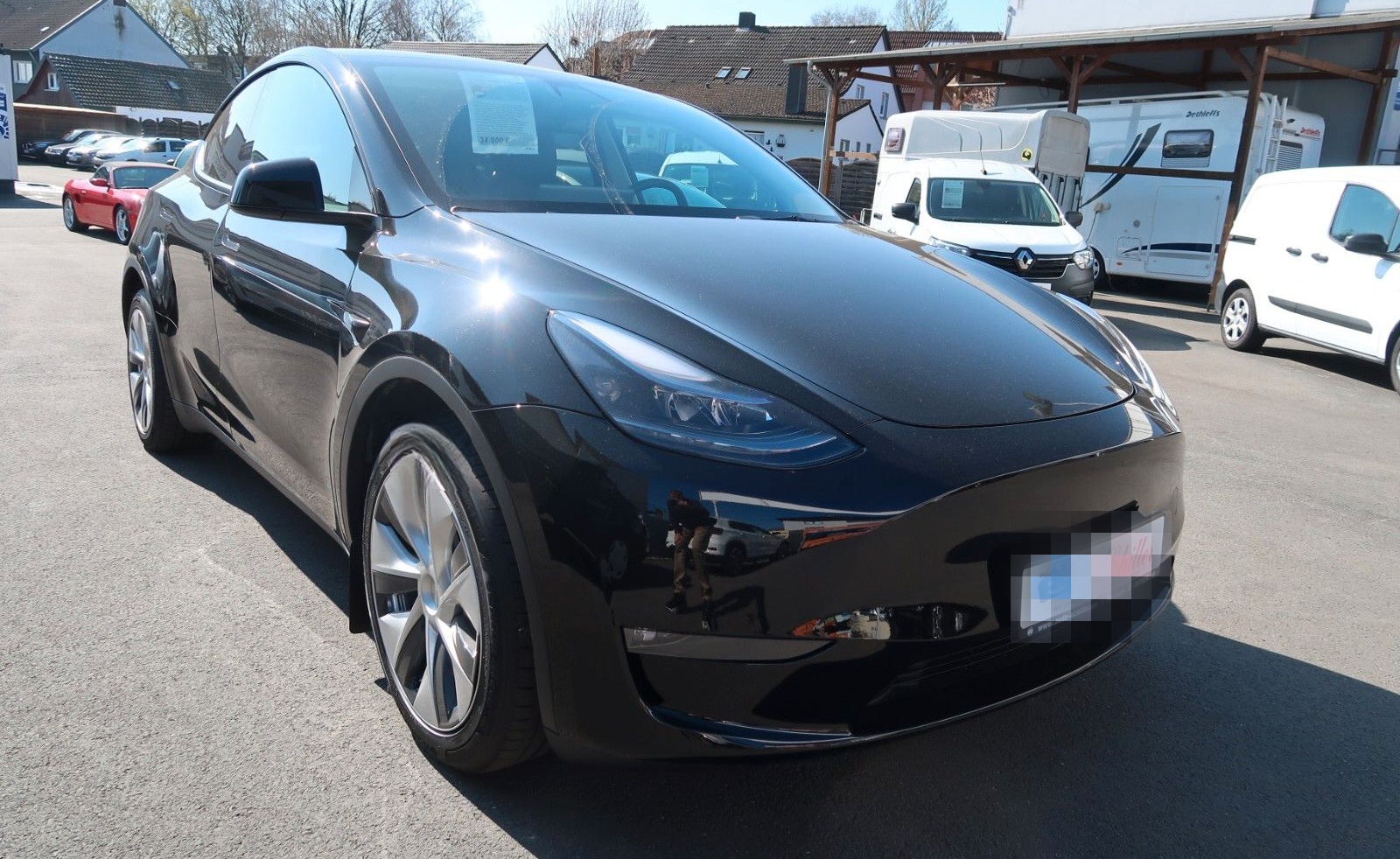Tesla Model Y Long Range Dual AWD # AHK # black #MWST. foto 3