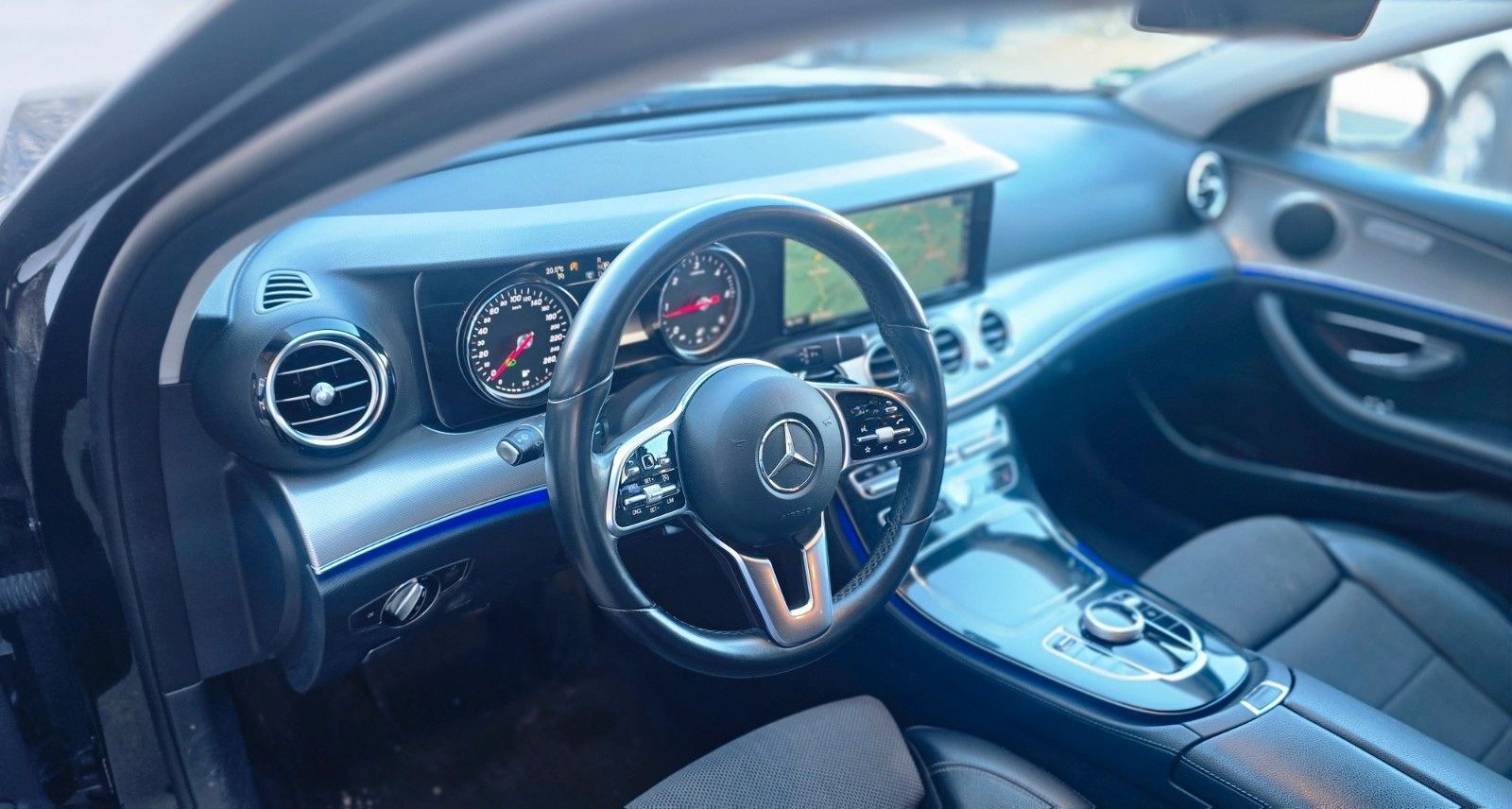 Mercedes-Benz E 220 E Limousine E 220 d-Autom-Navi-teilleder foto 20