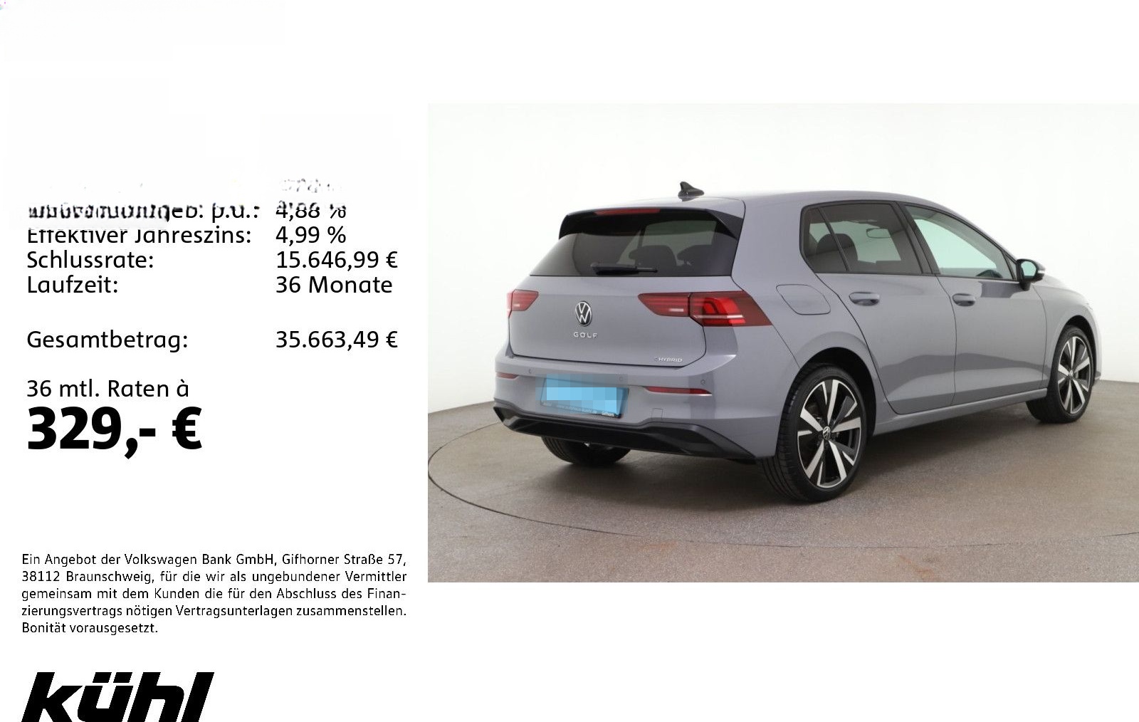 Volkswagen Golf VIII 1.5 TSI eHybrid DSG Life LED/ACC/HuD/3 foto 2