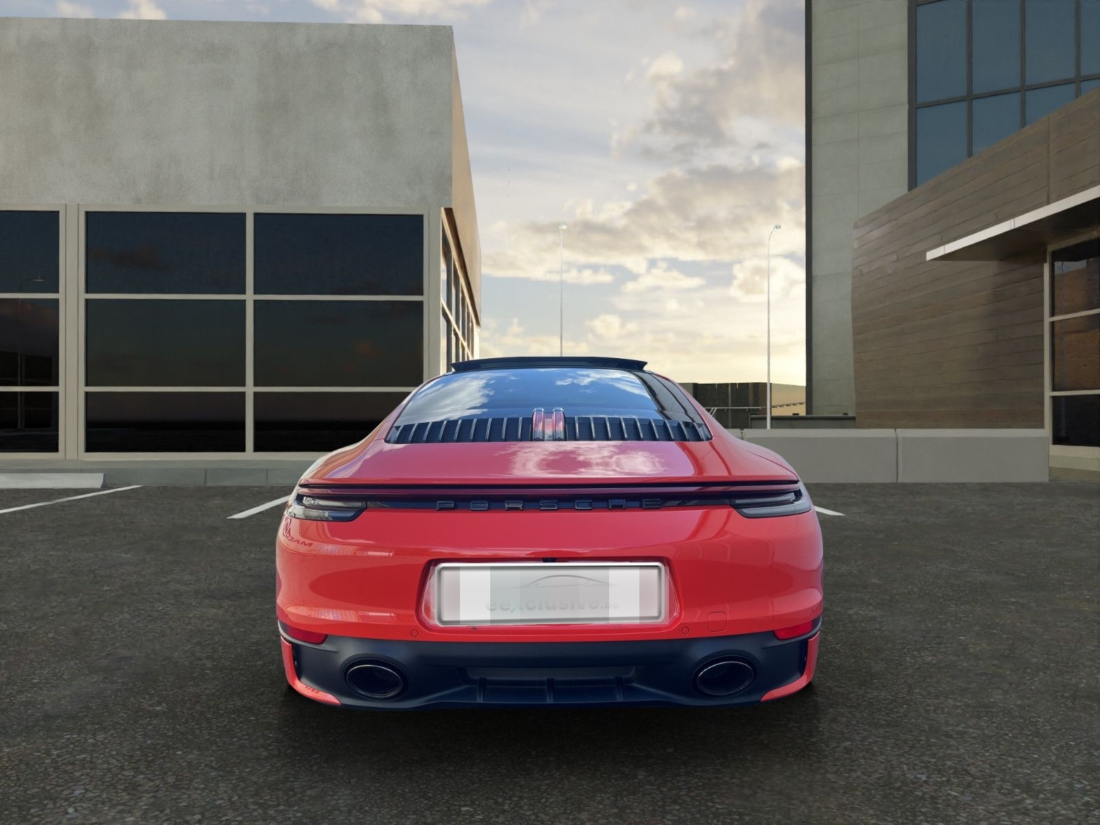 Porsche 911 (992) SportDesign Sportabgas Surround 21 SSD foto 5