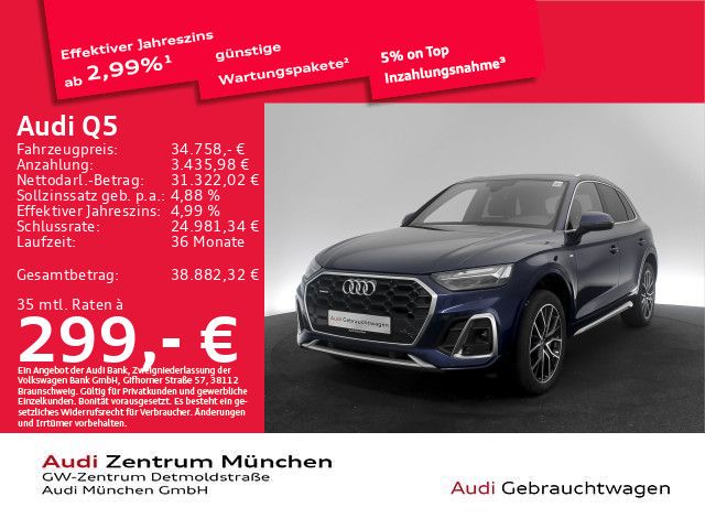 Audi Q5 50 TFSI e qu. S tronic S line Pano/Virtual/Na foto 1