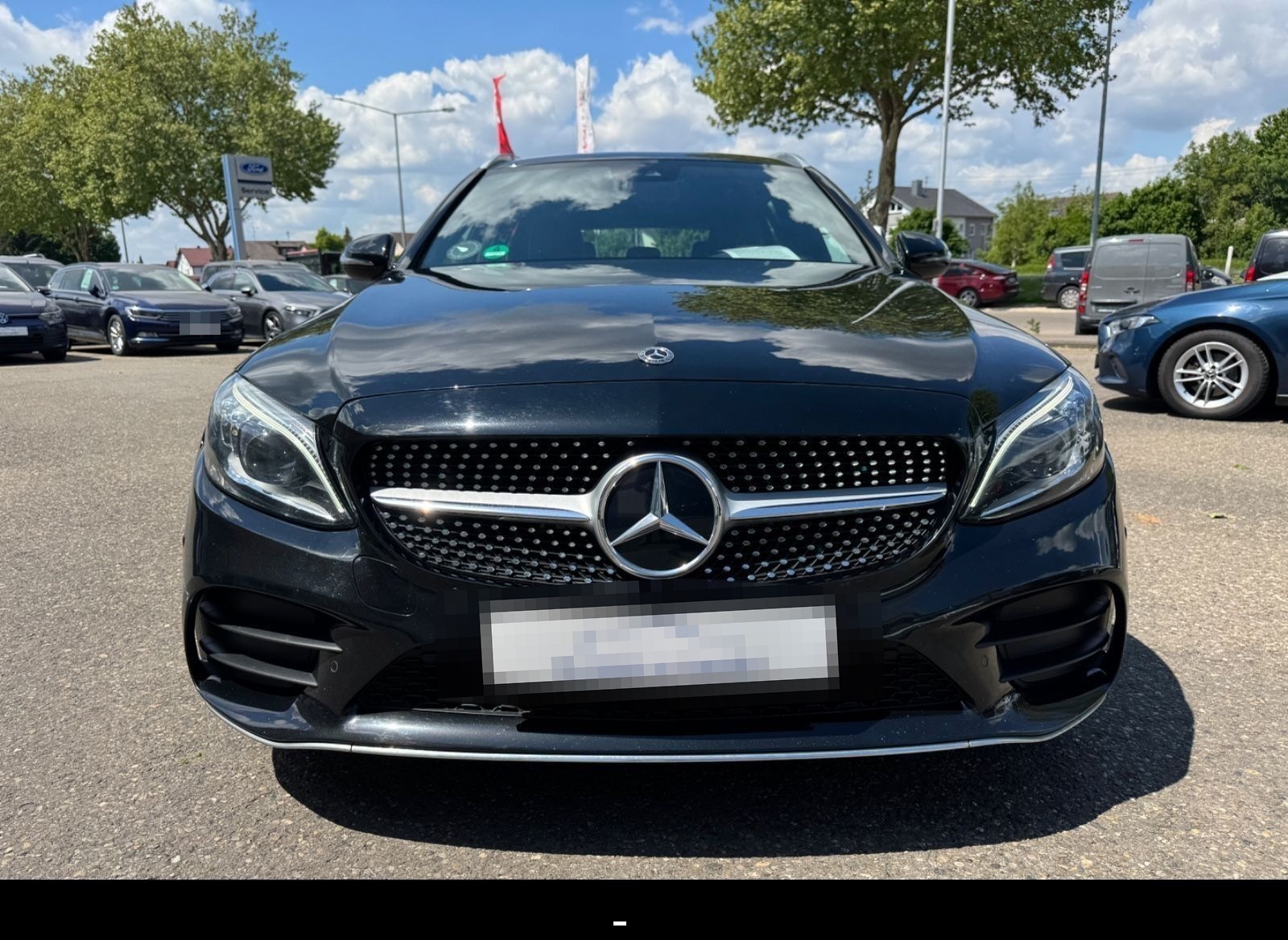 Mercedes-Benz C 200 Aut. AMG Line Virtual Cock LED Navi Leder foto 10