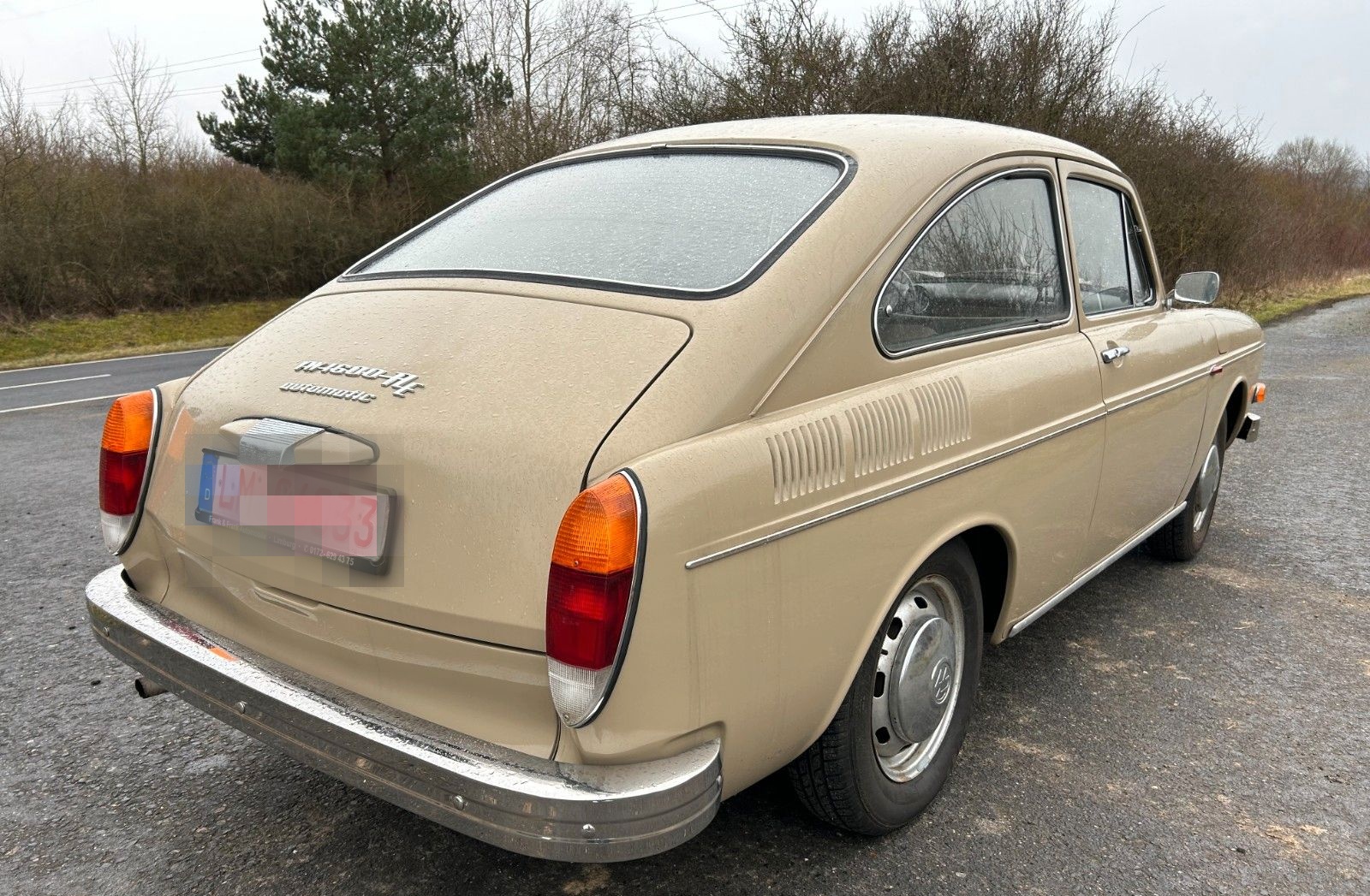 Volkswagen Typ 3 1600 TLE Coupe, H- Zulassung, Tüv, Note 2 foto 3