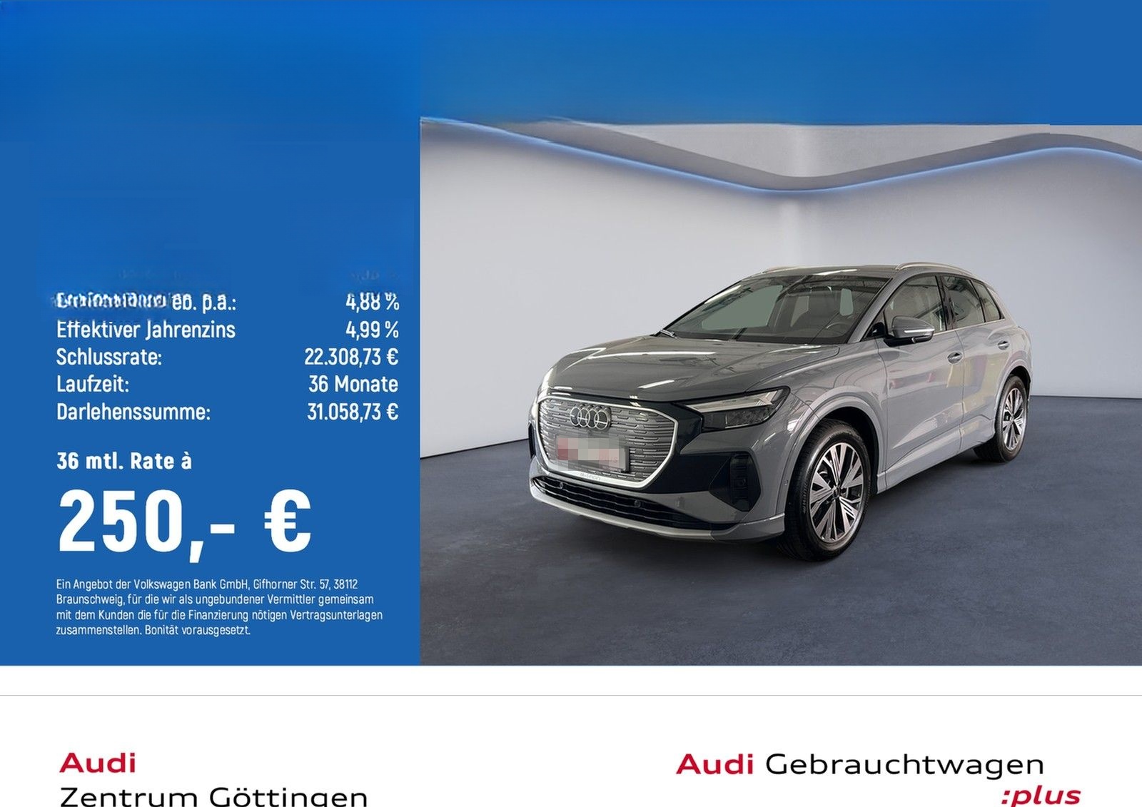 Audi Q4 40 e-tron 150 kW AHK+ADVANCED+RüFa-Kamera+LED foto 2