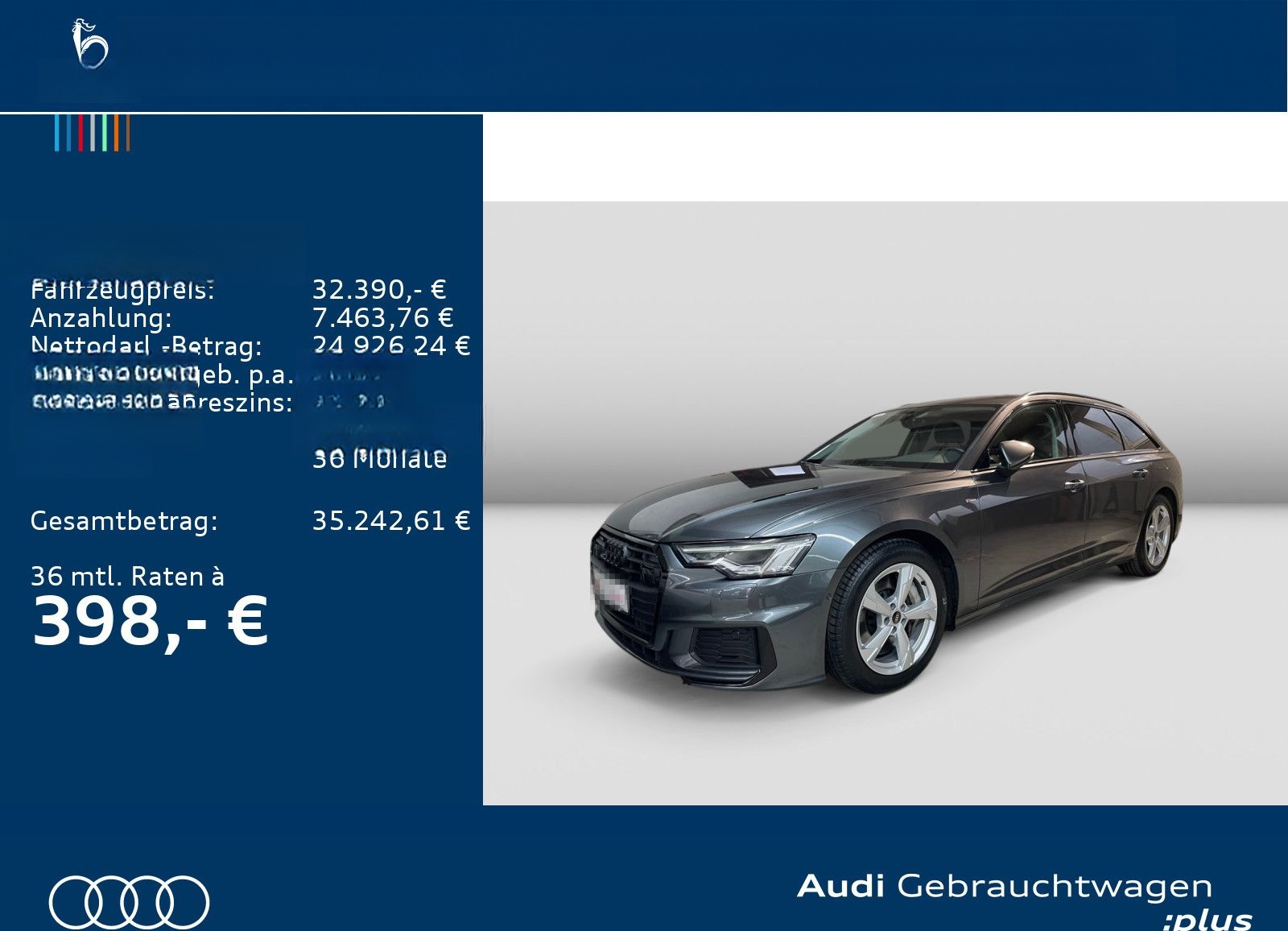 Audi A6 Avant 50TFSIe quattro S-trc S-line Matrix AHK foto 2