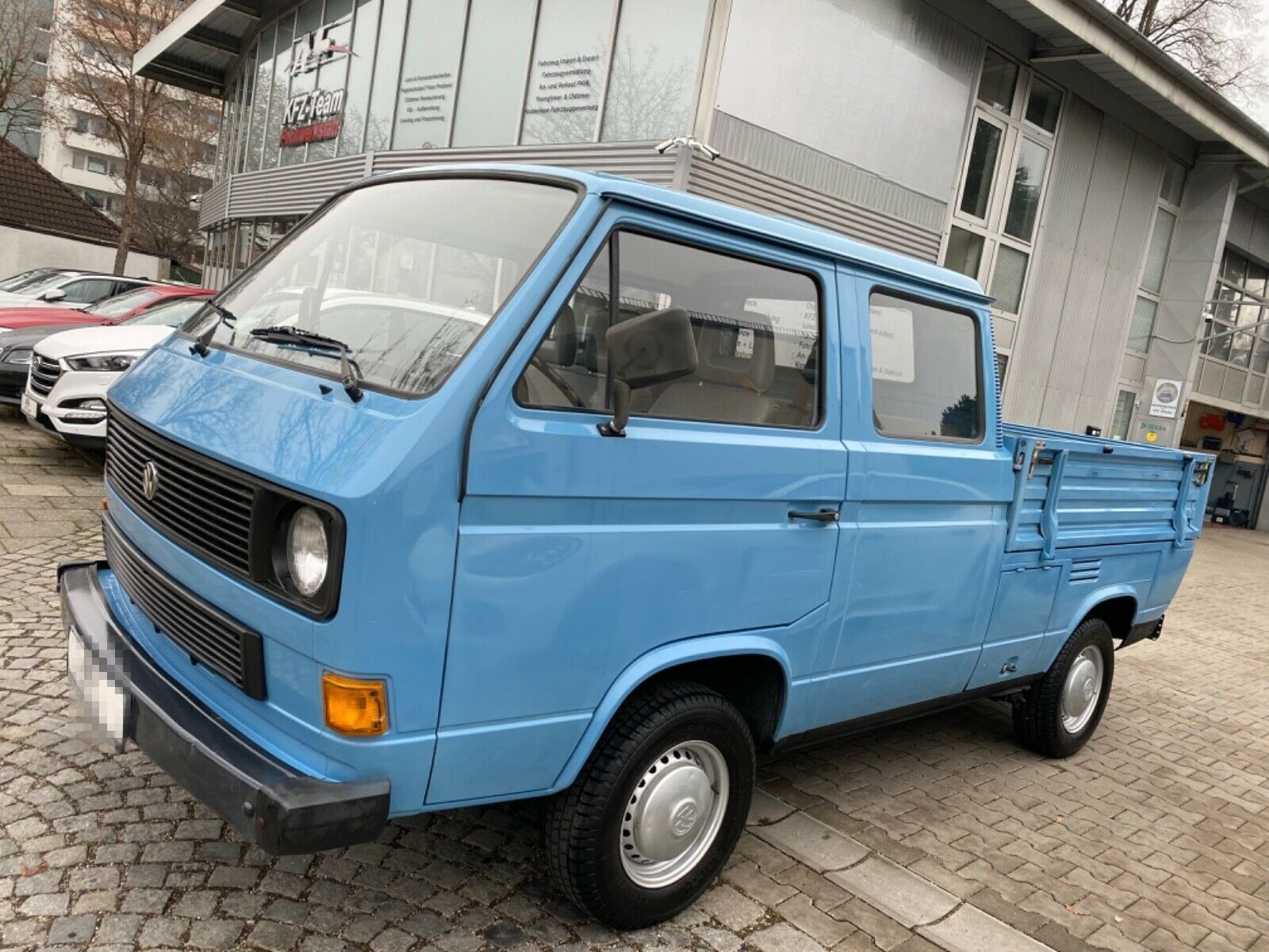 Volkswagen T3 1,6 Diesel Doppel Kabine PRITSCHE*H ZULASSUNG foto 2