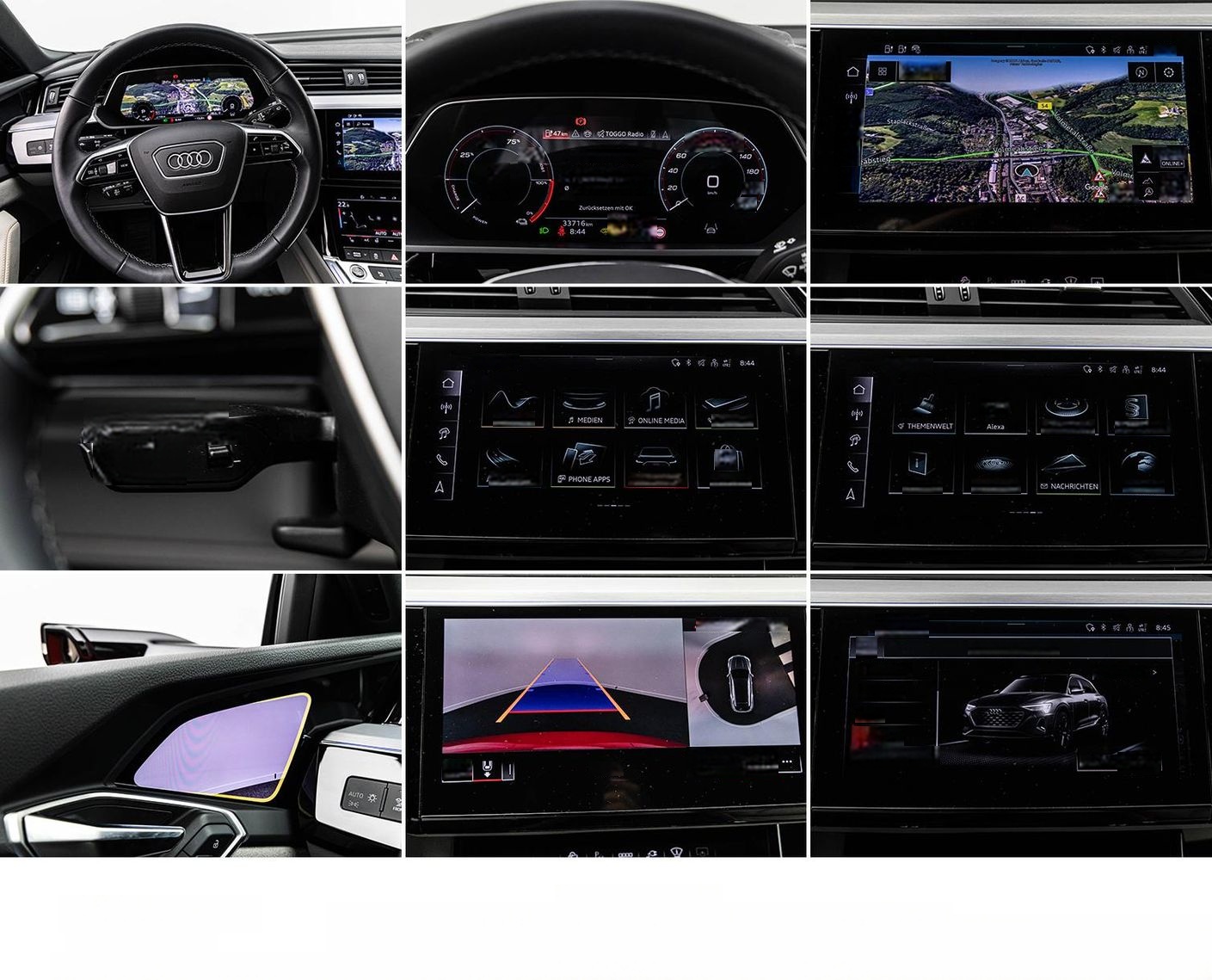 Audi Q8 E-TRON 55 S LINE BLACK/ACC/HuD/PANO/B&O/360° foto 25