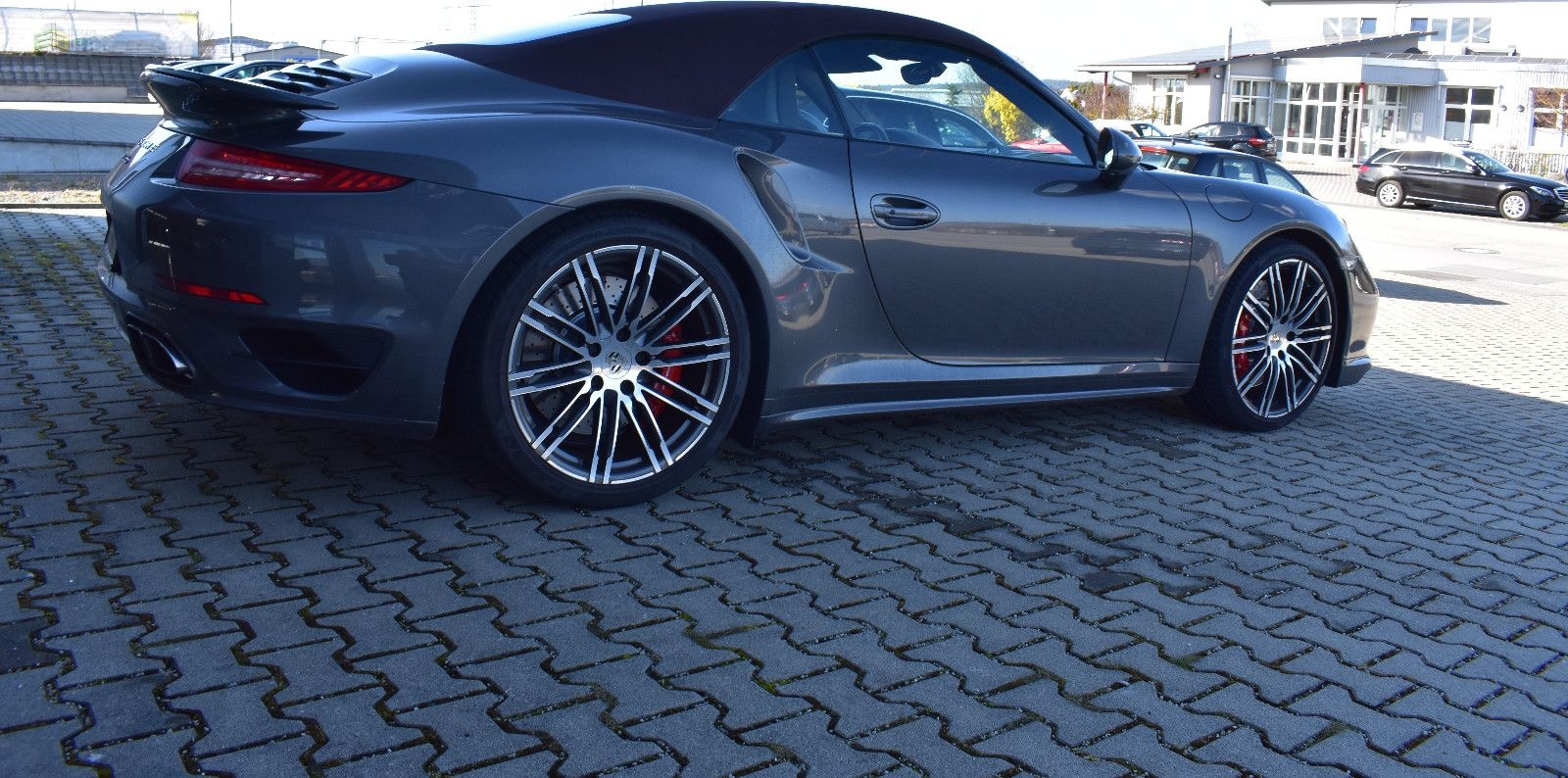 Porsche 911 Turbo Cabriolet Sport Design Paket 1Hand foto 8