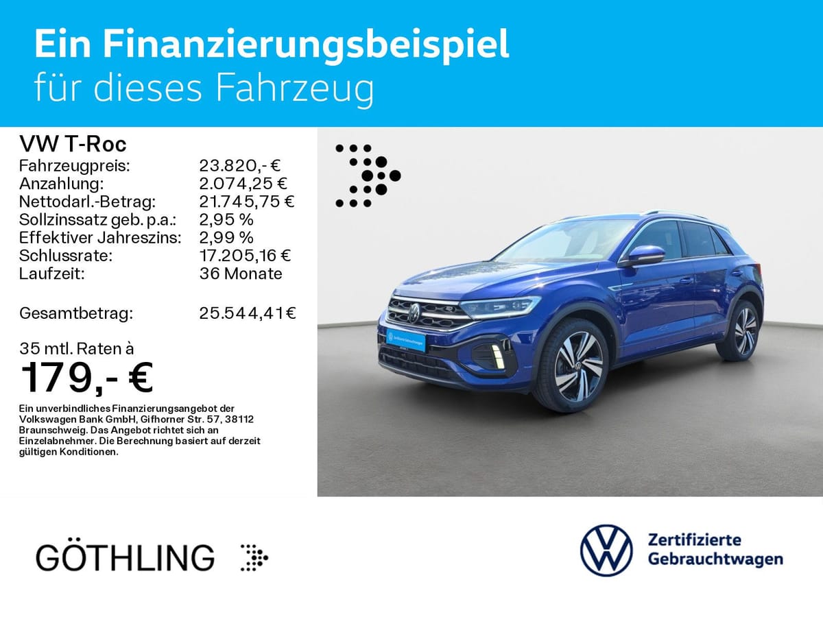 Volkswagen T-Roc R-Line 2.0 TDI DSG NAVI AHK KAM Matrix-LED foto 2