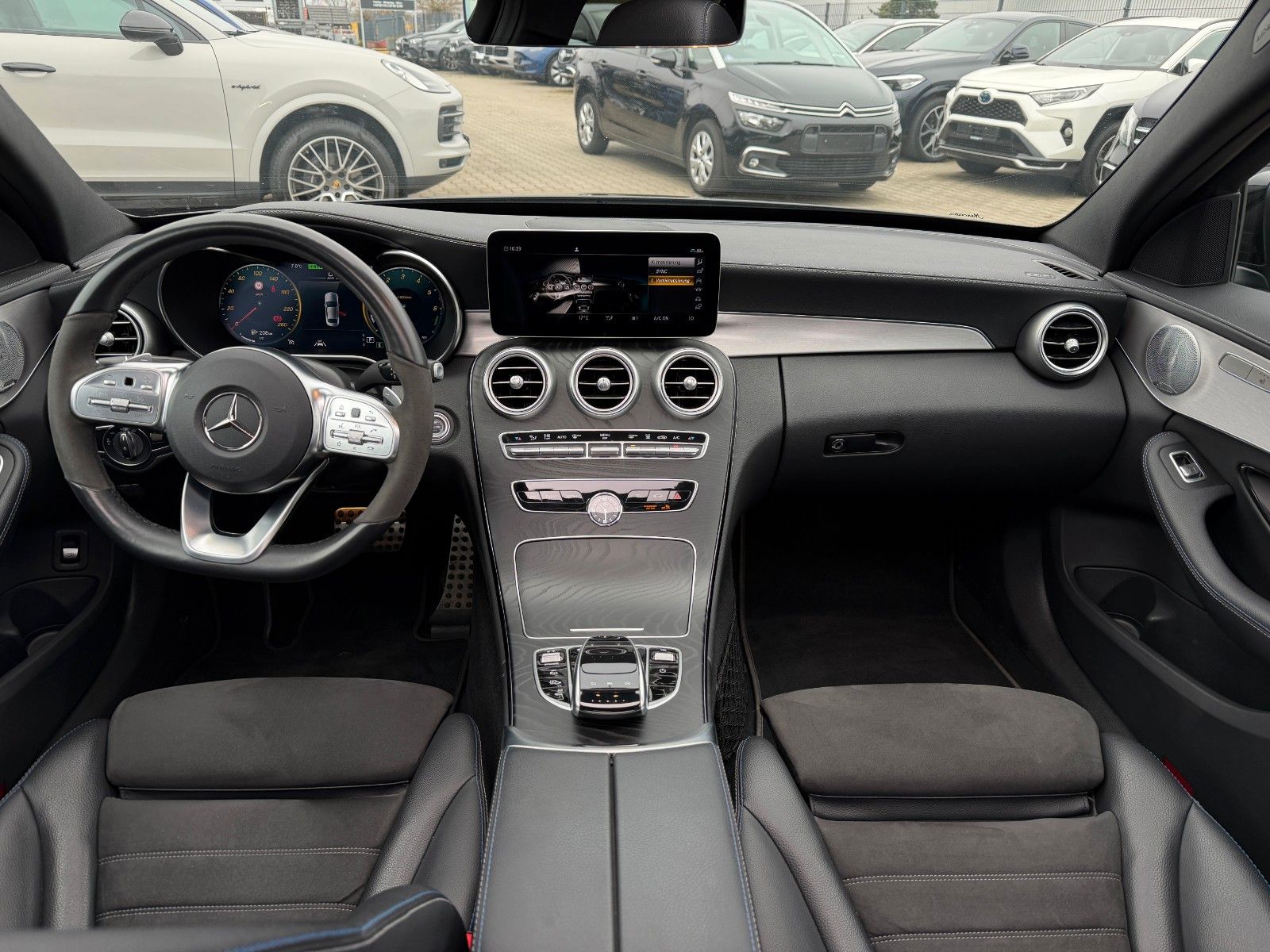 Mercedes-Benz C300de AMG Line Exklusiv*Uhr*Spoiler*Panorama foto 8