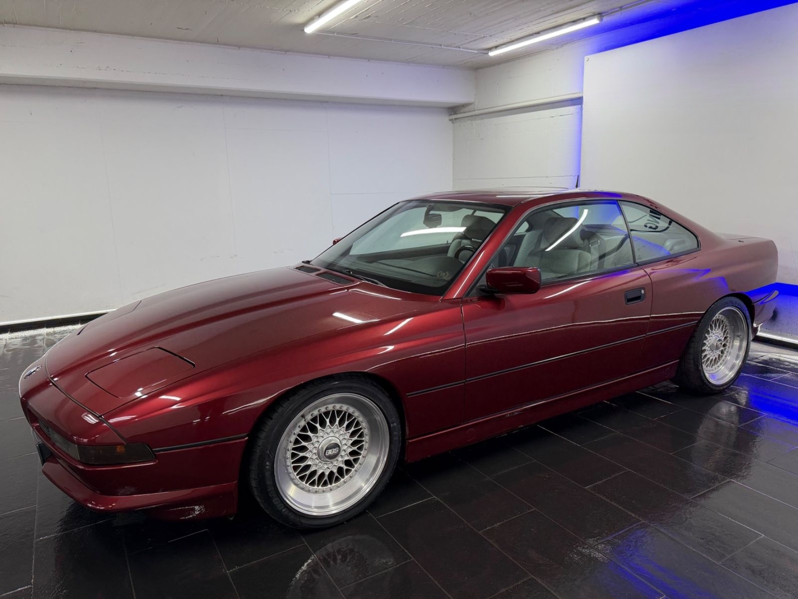 BMW 850i Aut. 145TKM LEDER SHD MEMORY SZHZ TEMPO BBS foto 3
