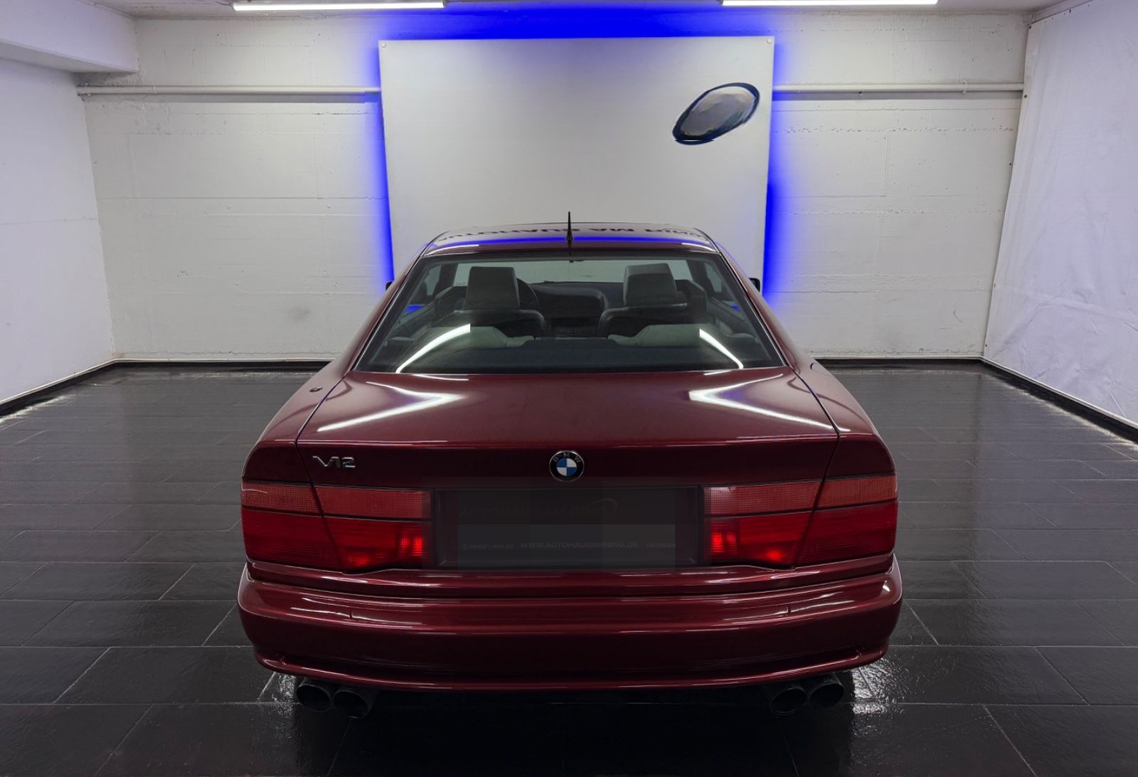 BMW 850i Aut. 145TKM LEDER SHD MEMORY SZHZ TEMPO BBS foto 6