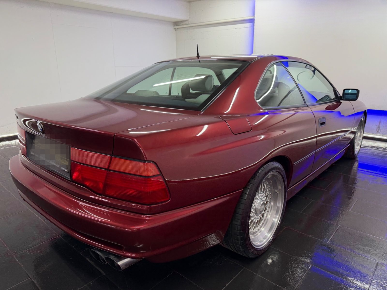 BMW 850i Aut. 145TKM LEDER SHD MEMORY SZHZ TEMPO BBS foto 7