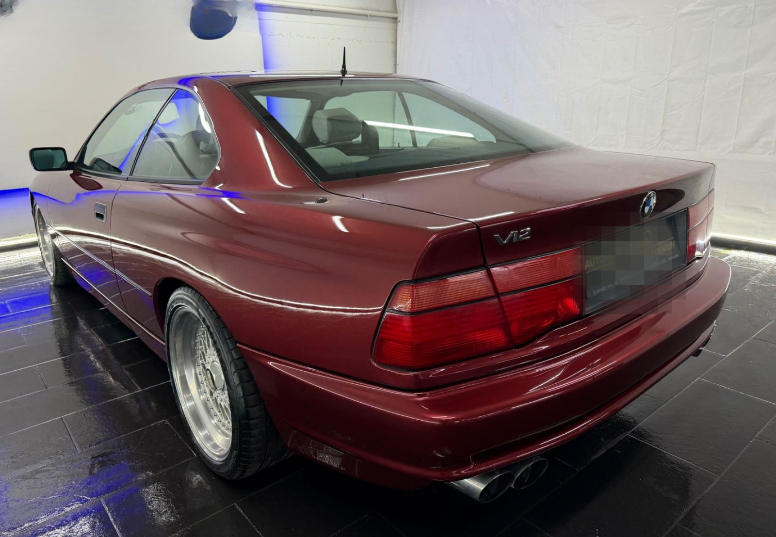 BMW 850i Aut. 145TKM LEDER SHD MEMORY SZHZ TEMPO BBS foto 9