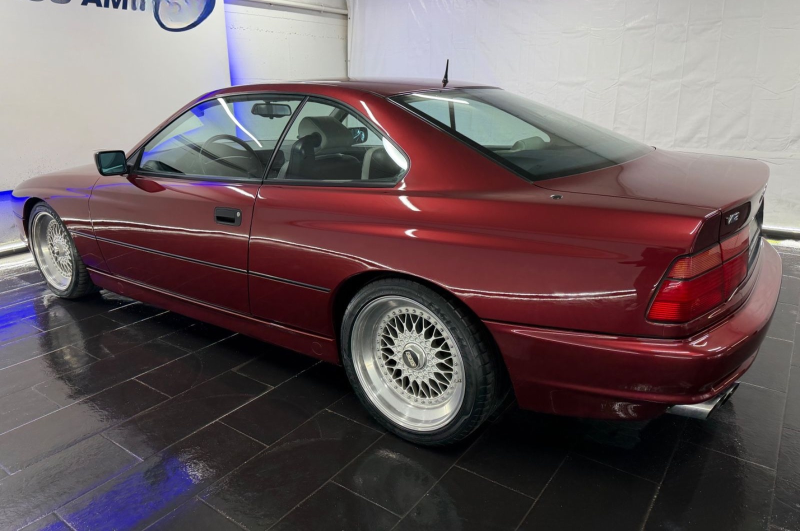 BMW 850i Aut. 145TKM LEDER SHD MEMORY SZHZ TEMPO BBS foto 10