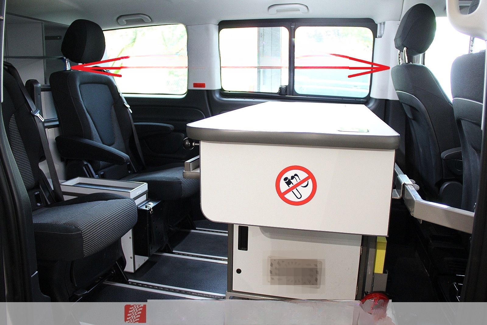 Mercedes-Benz Vito Tourer 116 lang 4Sitz AHK Büro-Wohnmobil foto 21
