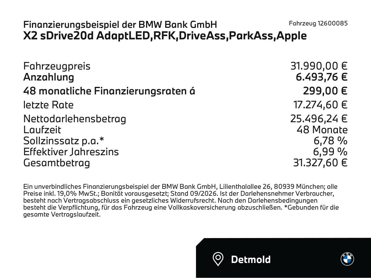 BMW X2 sDrive20d AdaptLED RFK DriveAss ParkAss Apple foto 2