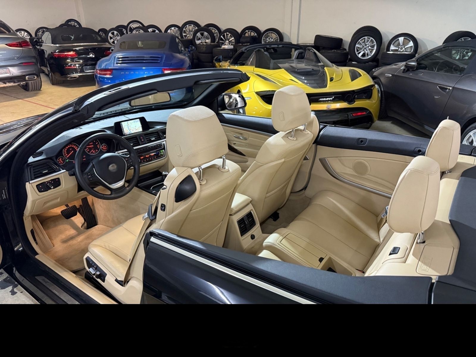 BMW 440i Cabrio Luxury Line Leder beige,1.Hand,88tkm foto 31