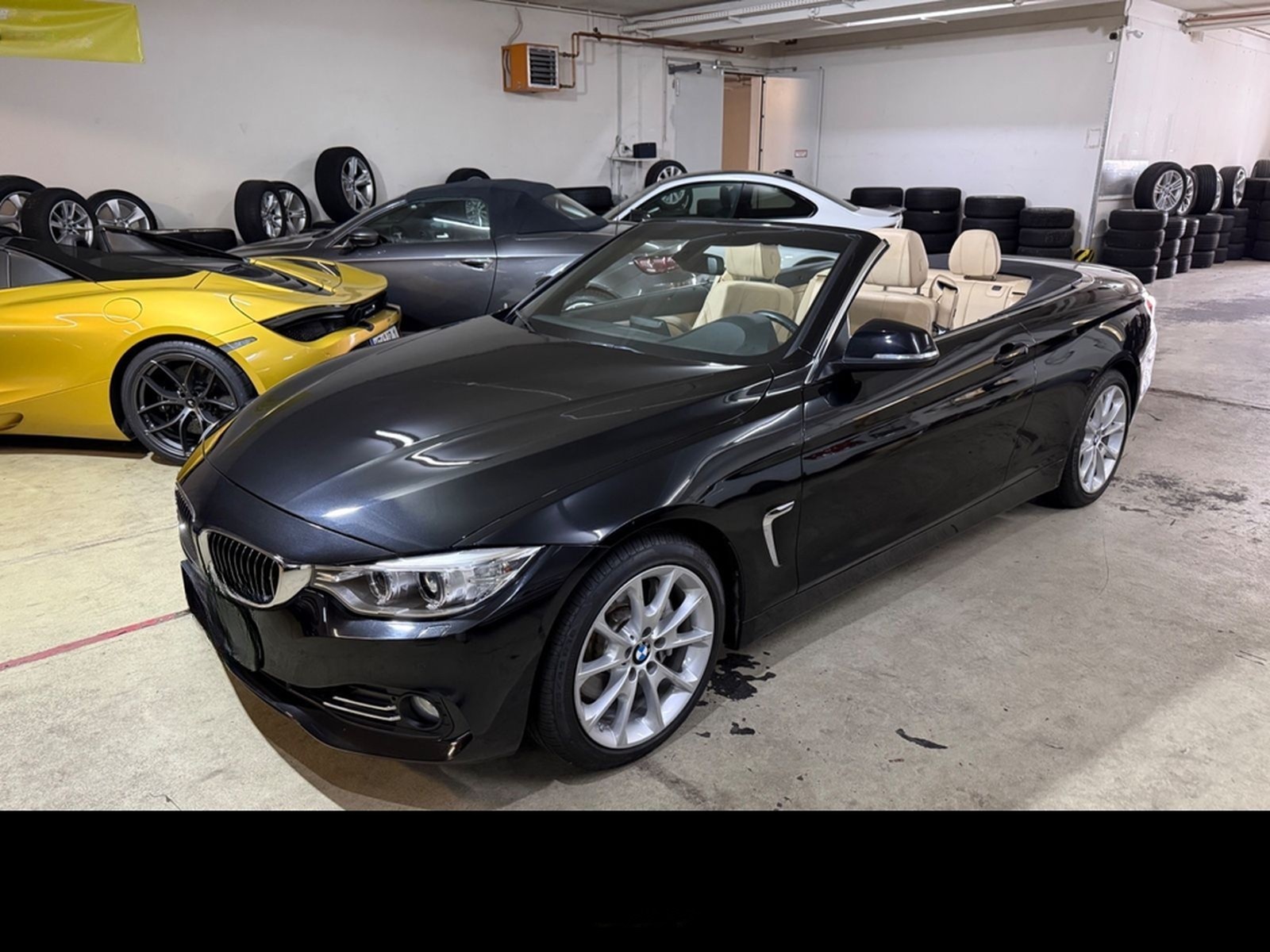 BMW 440i Cabrio Luxury Line Leder beige,1.Hand,88tkm foto 40