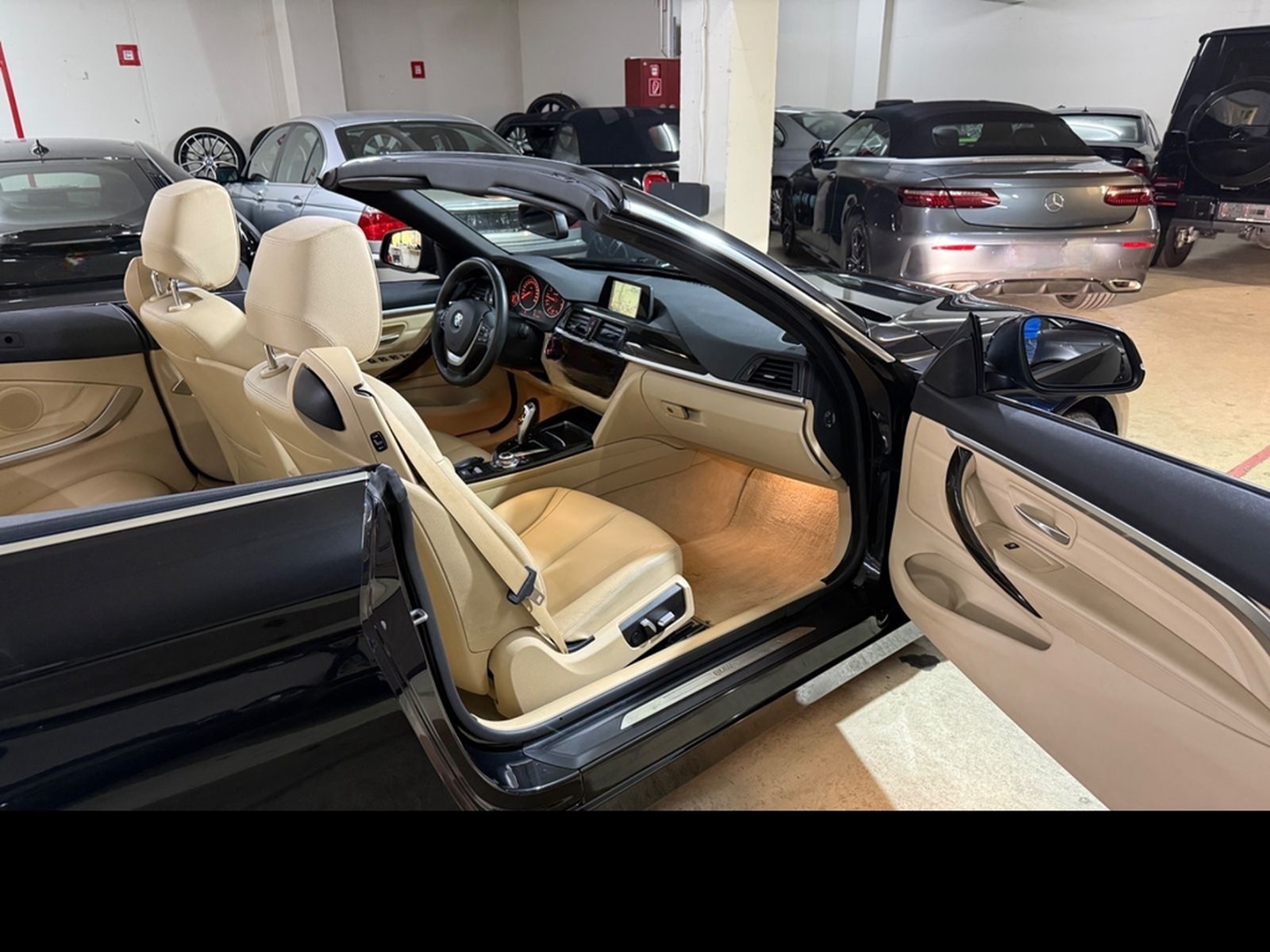 BMW 440i Cabrio Luxury Line Leder beige,1.Hand,88tkm foto 44