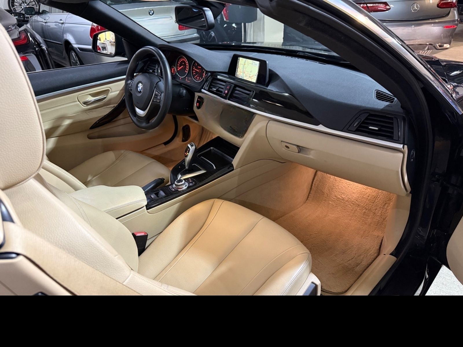 BMW 440i Cabrio Luxury Line Leder beige,1.Hand,88tkm foto 47