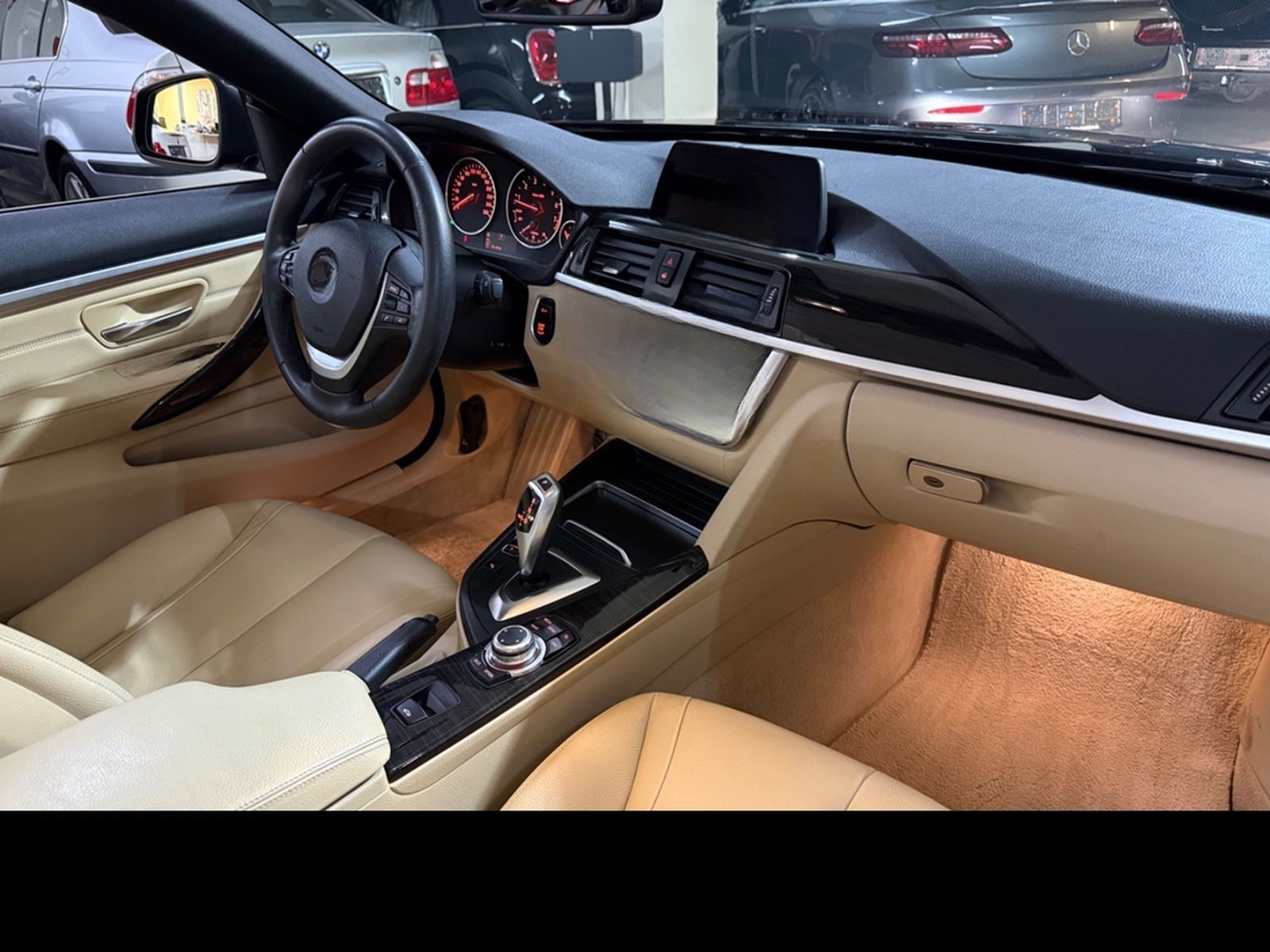 BMW 440i Cabrio Luxury Line Leder beige,1.Hand,88tkm foto 48