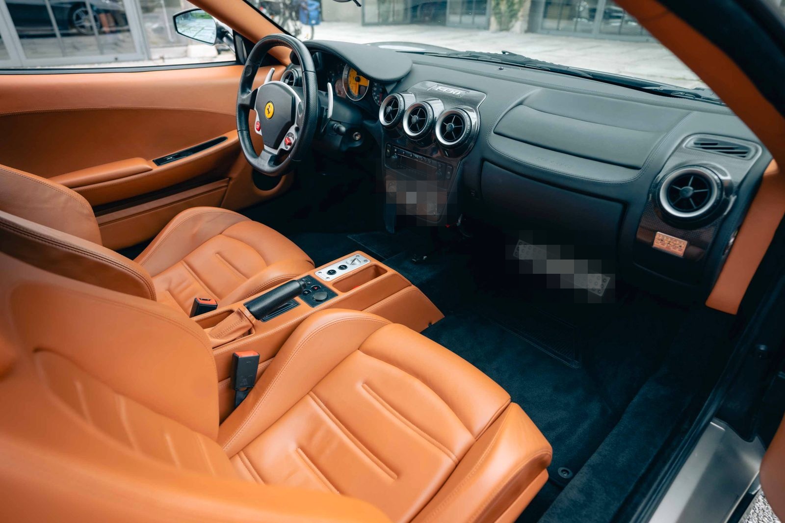 Ferrari F430 Grigio Silver,Leder Braun,F1,DE foto 12